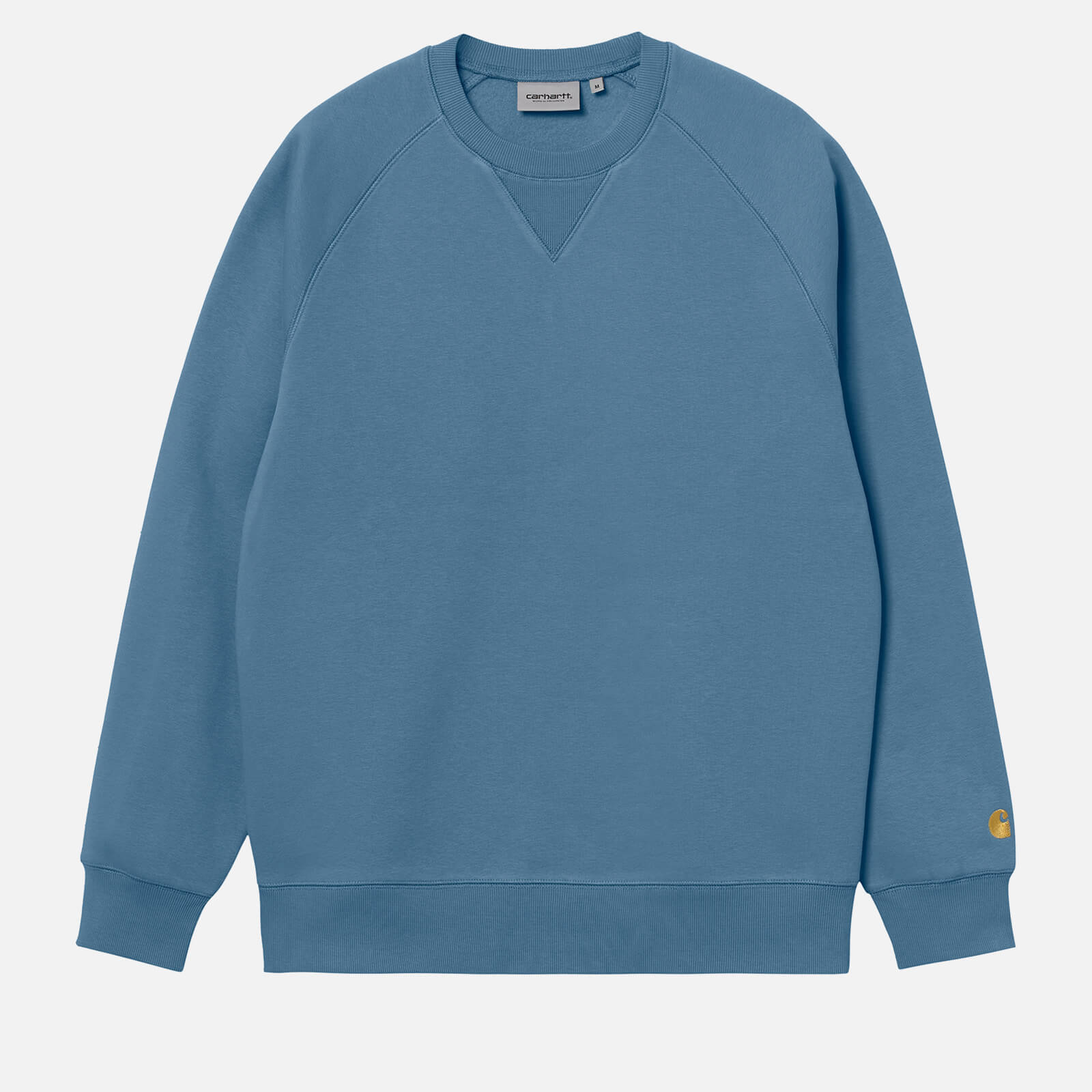 Carhartt WIP Men's Chase Sweatshirt - Icy Water/Gold - S