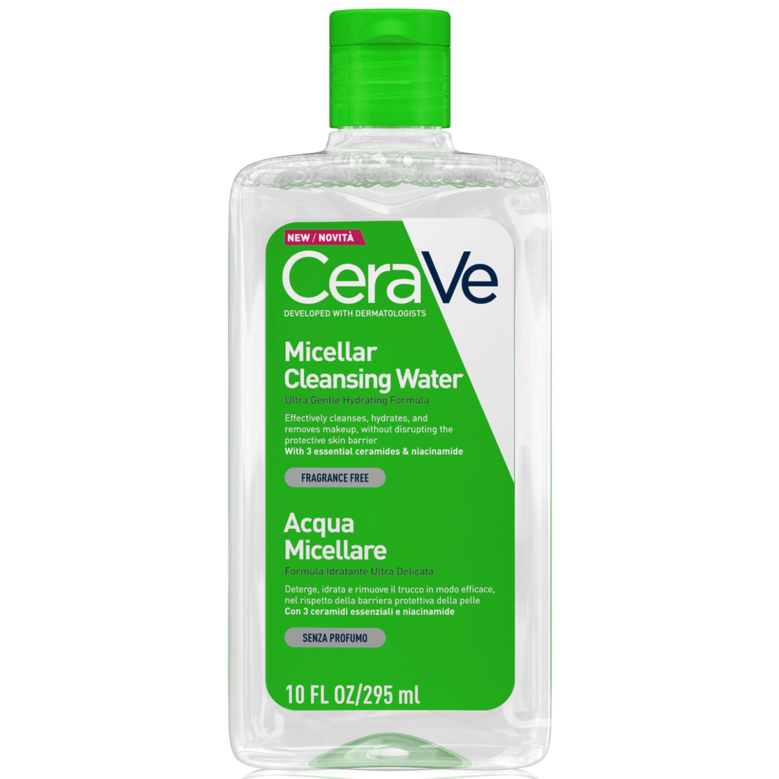 Image of CeraVe Acqua Micellare Detergente con Niacinamide & Ceramides per tutti i tipi di pelle 295ml
