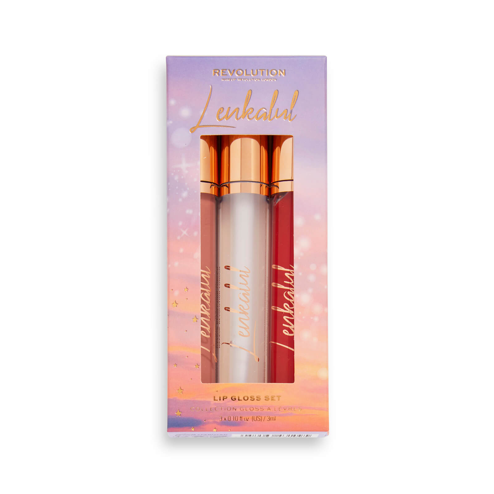 

Revolution X Lenkalul Lip Gloss Set