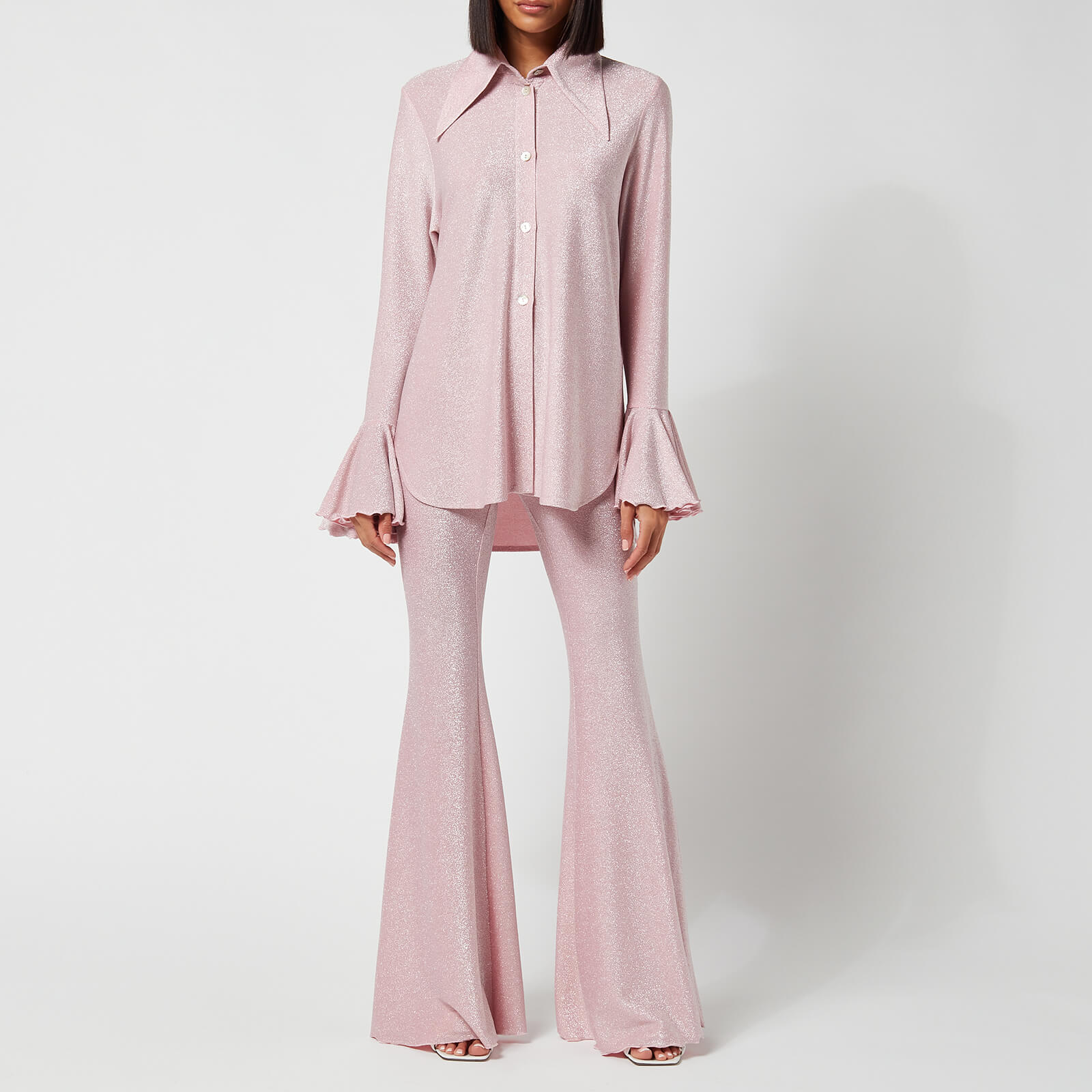 Sleeper Women's Venera Lurex Lounge Suit - Rose - XS