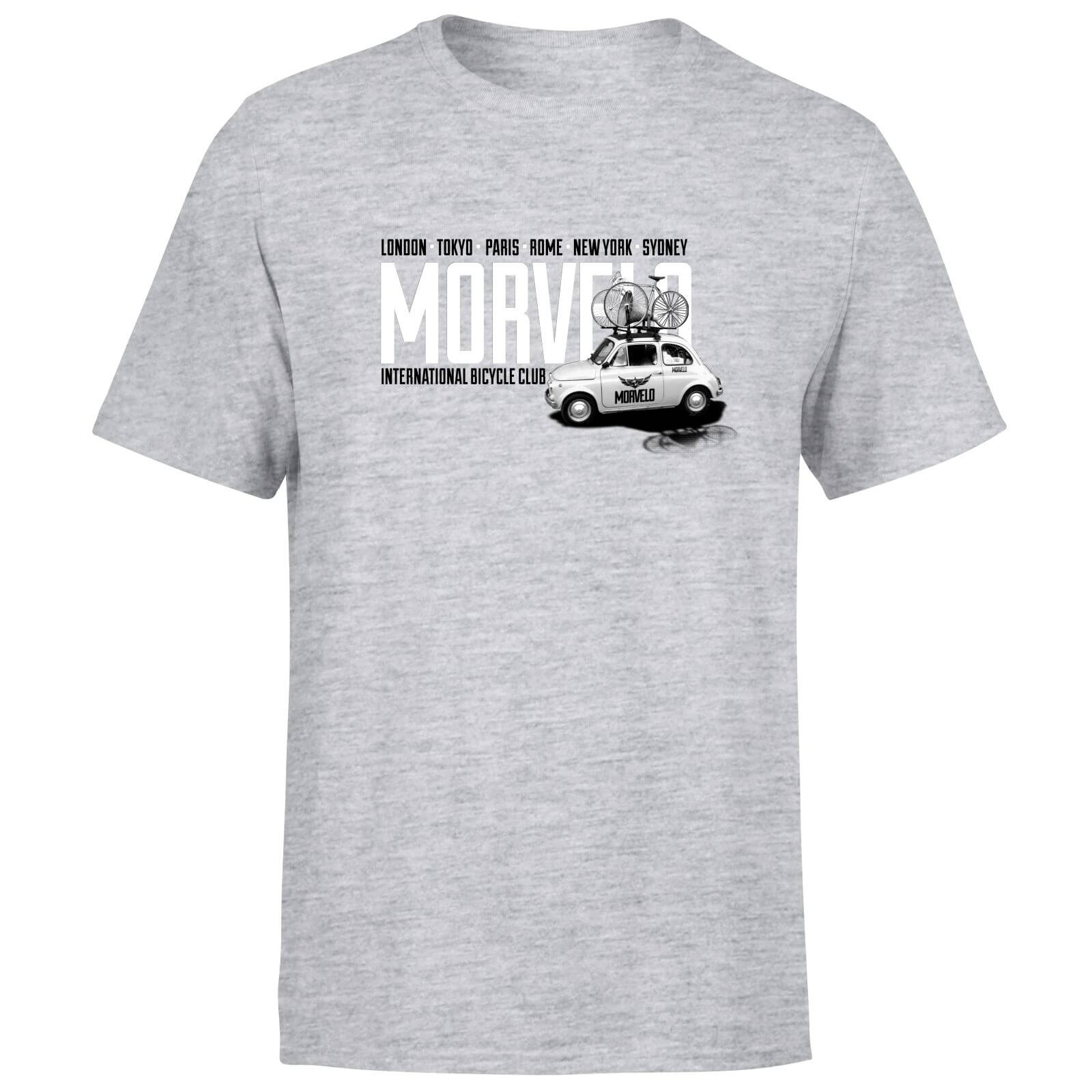 Morvelo Cinque Men's T-Shirt - Grey - XXL - Korallenrot