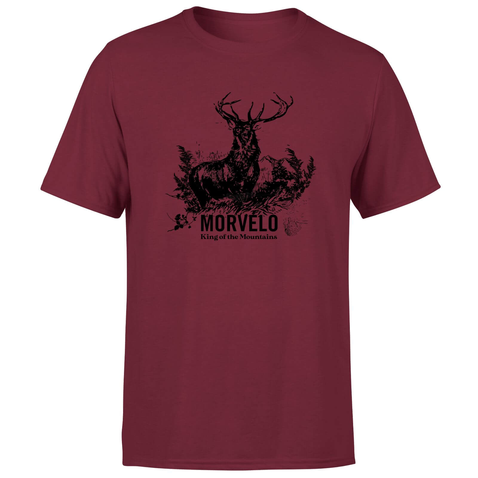 King Men's T-Shirt - Burgundy - XXL - Burgundy