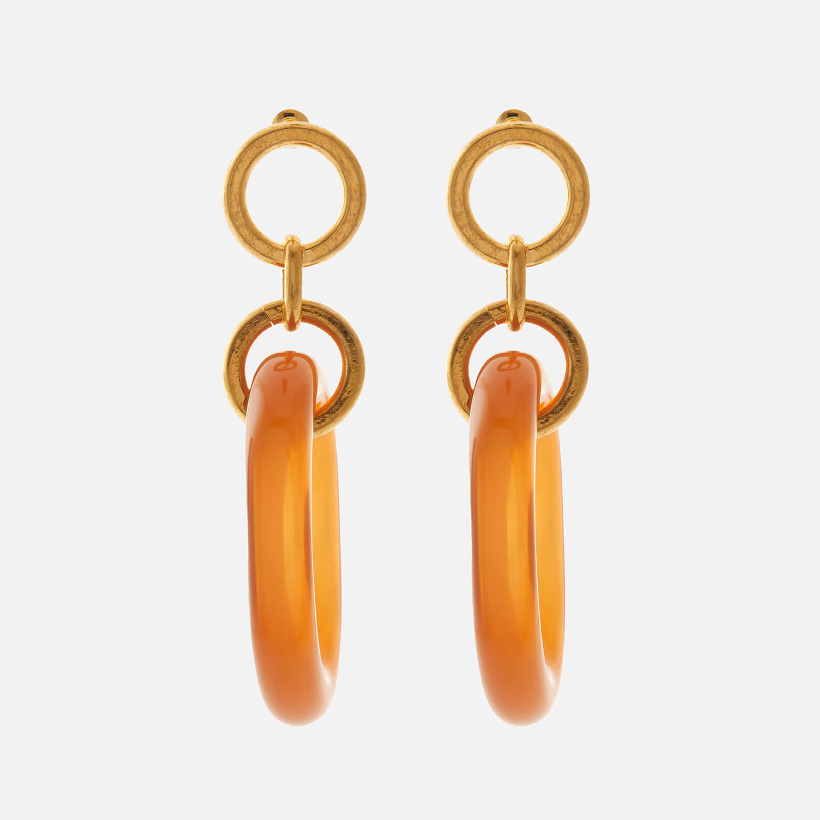 Marni Women's Chain Earrings - Cigar