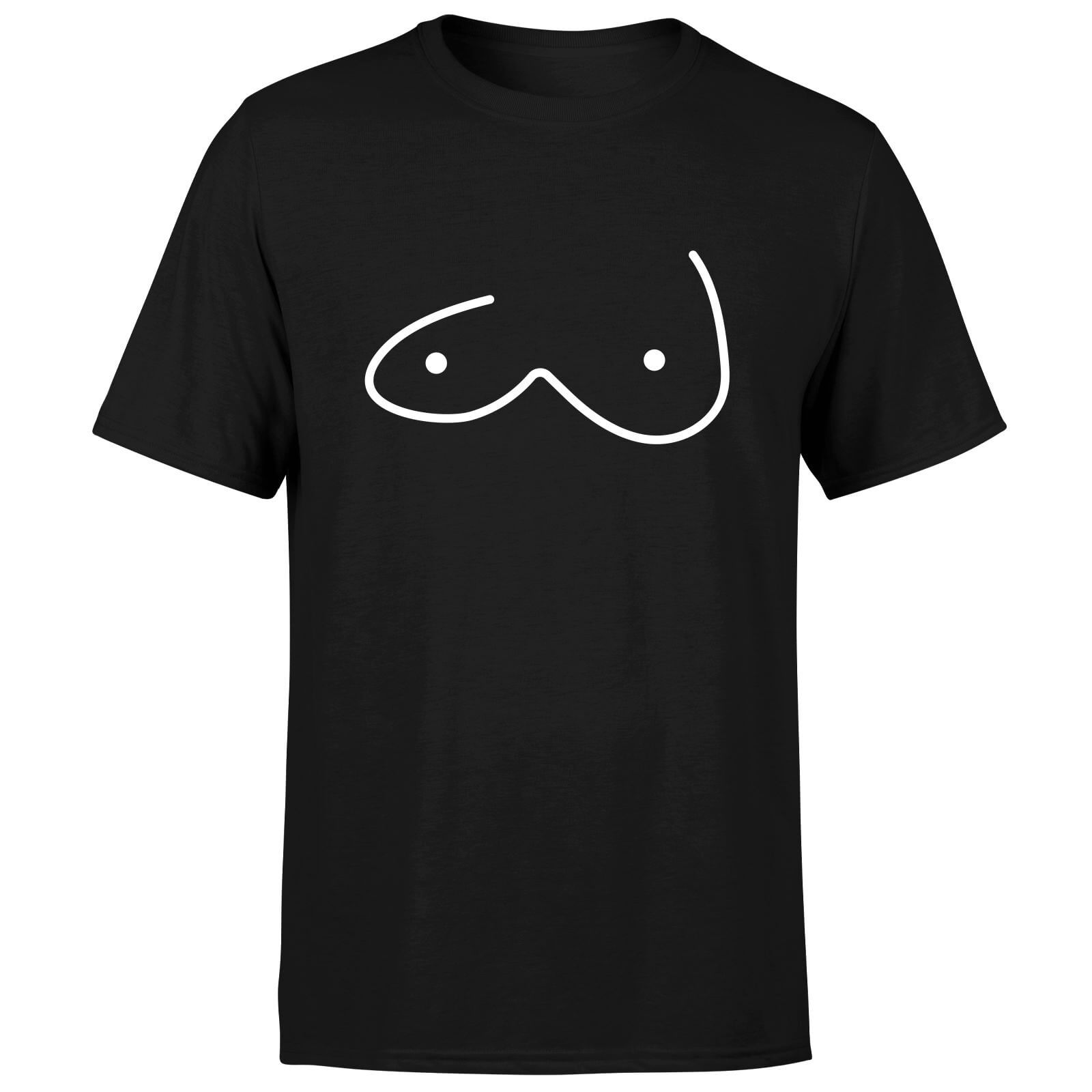 Wonkey Breasts Men's T-Shirt - Black - XS - Black