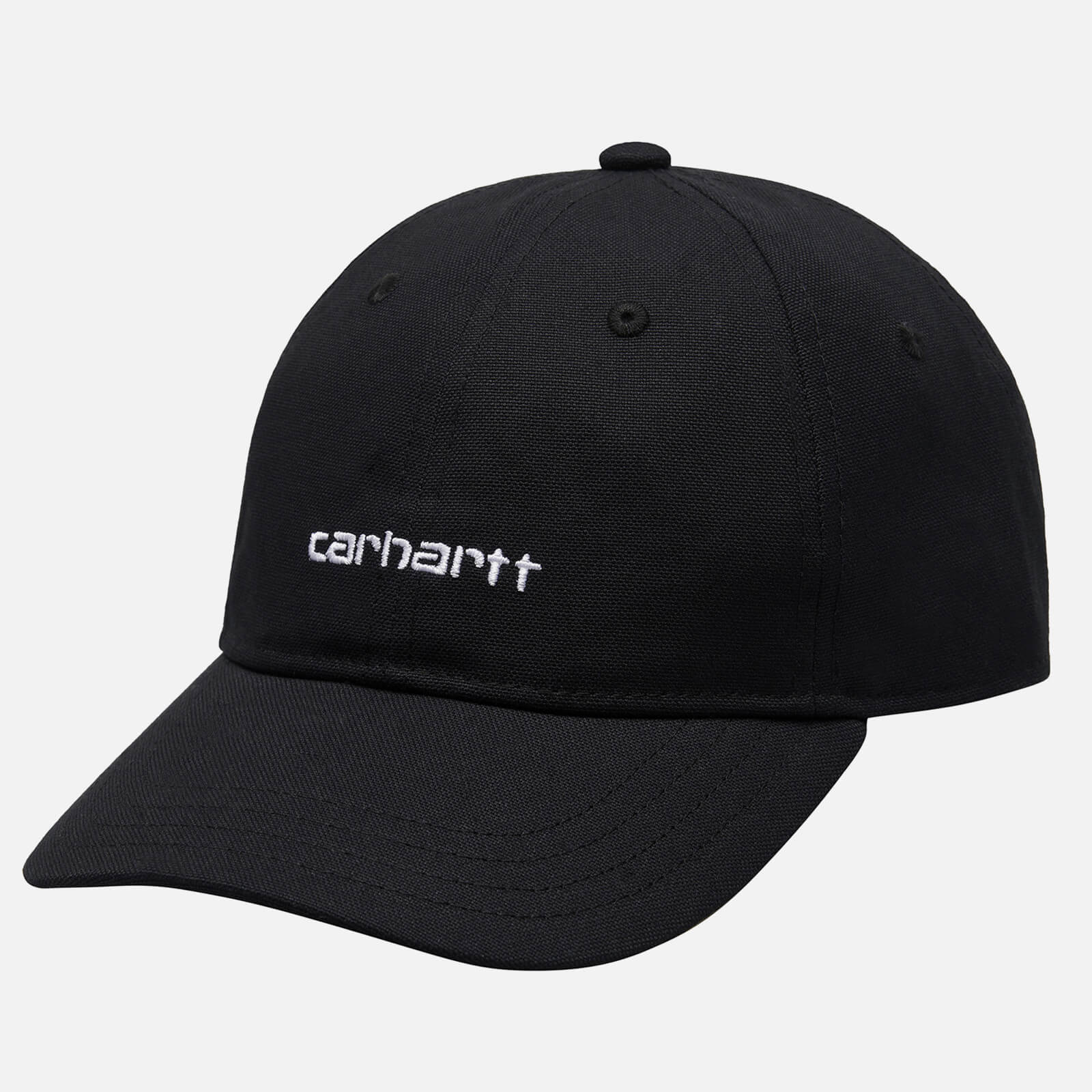 Carhartt WIP Women's Canvas Script Cap - Black/White