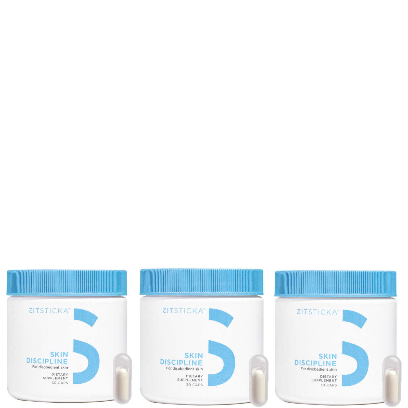 

ZitSticka Skin Discipline Skin Clarifying Supplement (3 Month Supply)