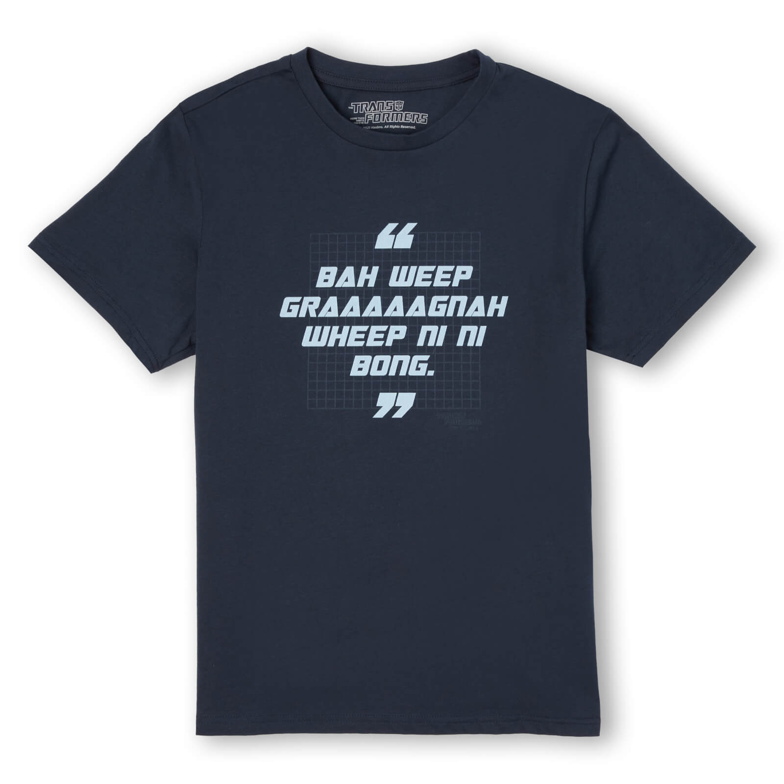 Transformers Greeting Unisex T-Shirt - Navy - XXL - Navy