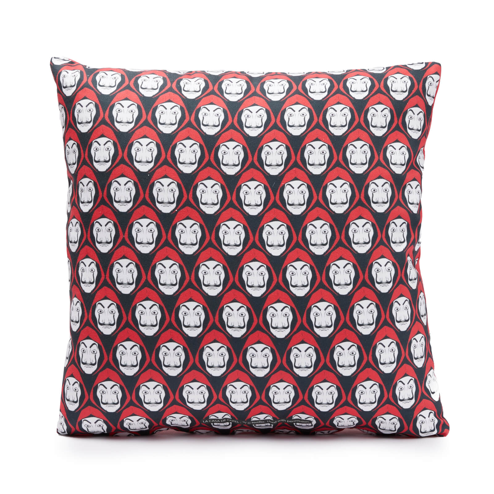 

Money Heist Dali Mask Square Cushion - 40x40cm - Soft Touch