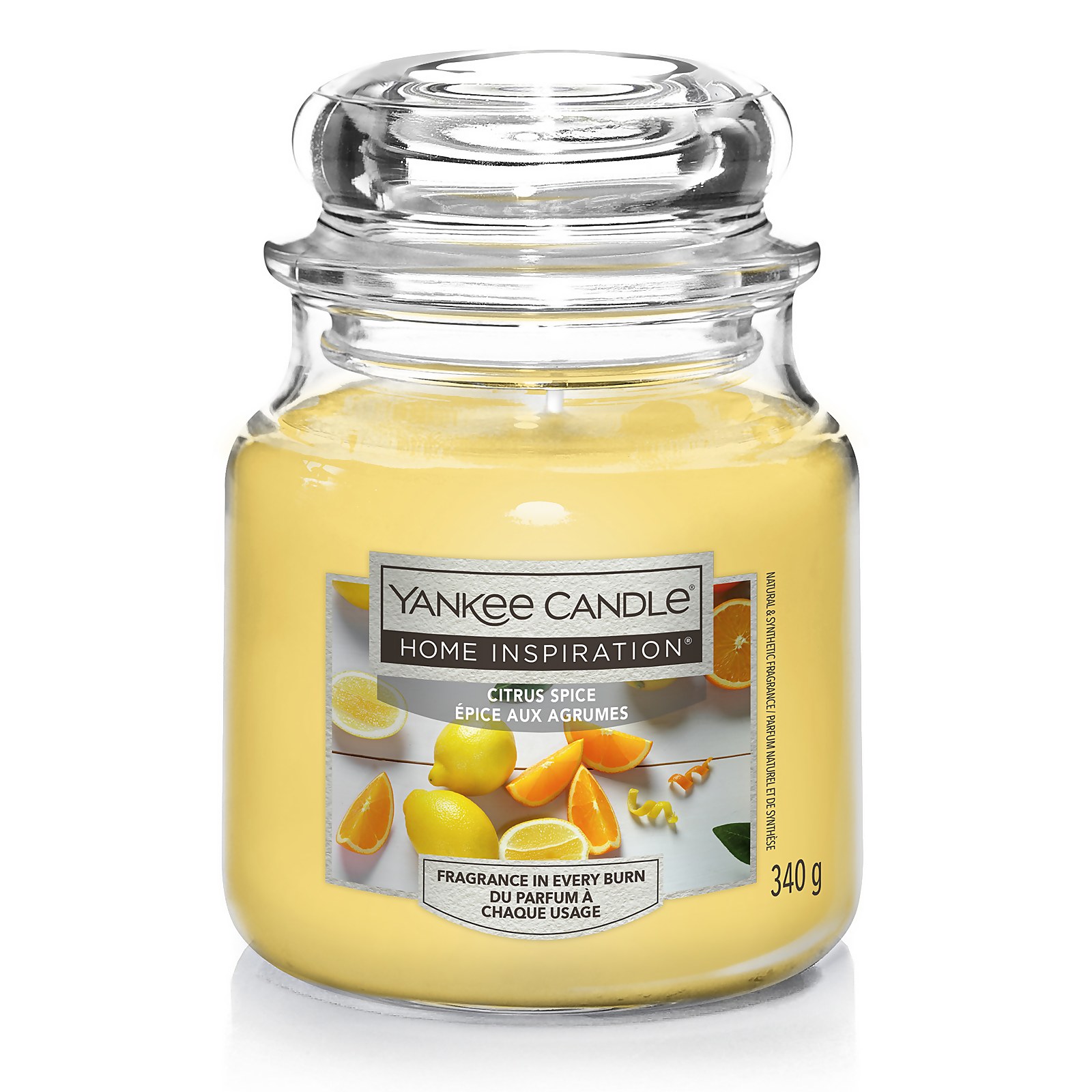 Photo of Yankee Candle Home Inspiration Scented Candle - Medium Jar - Cirtus Spice