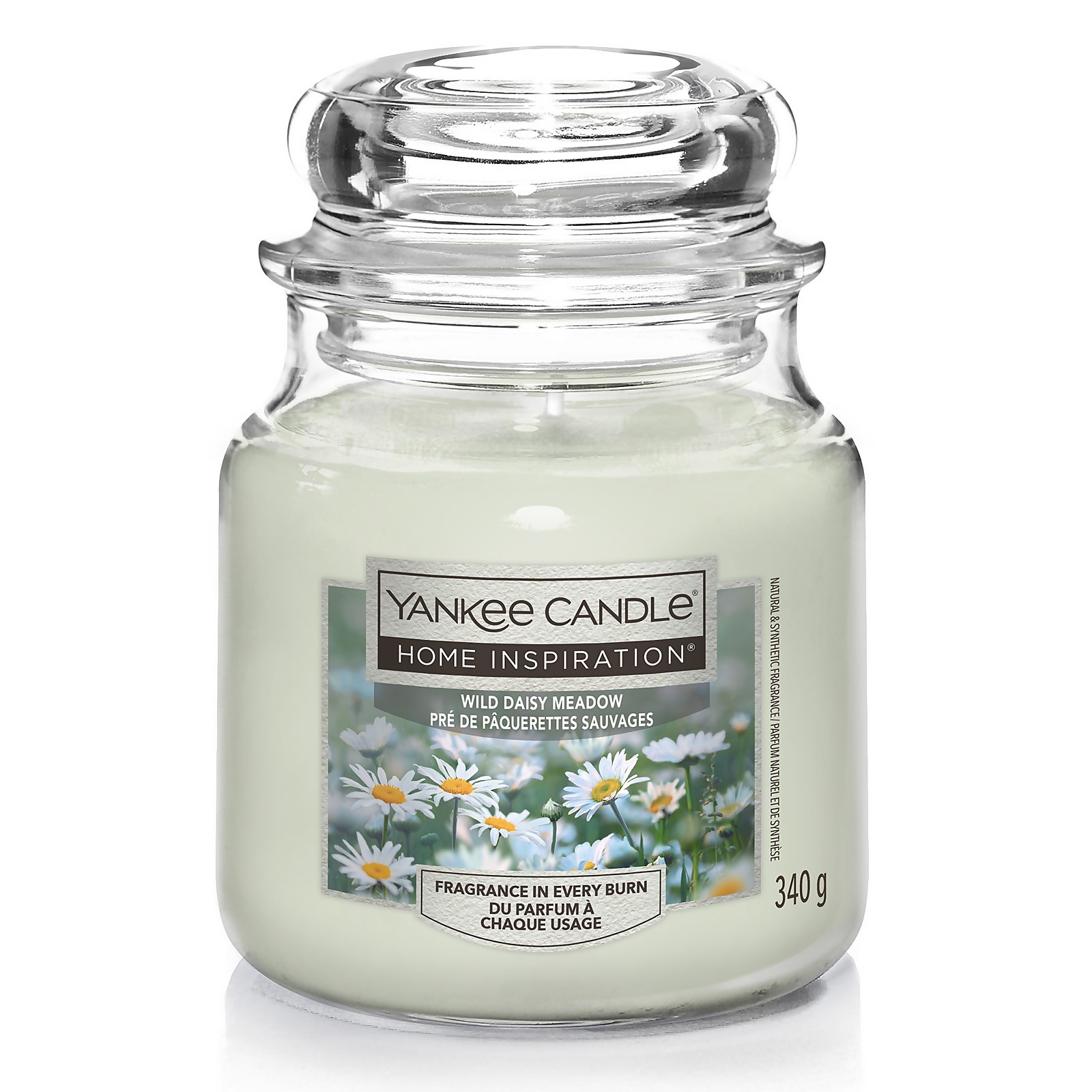 Photo of Yankee Candle Home Inspiration Scented Candle - Medium Jar - Wild Daisy Meadow