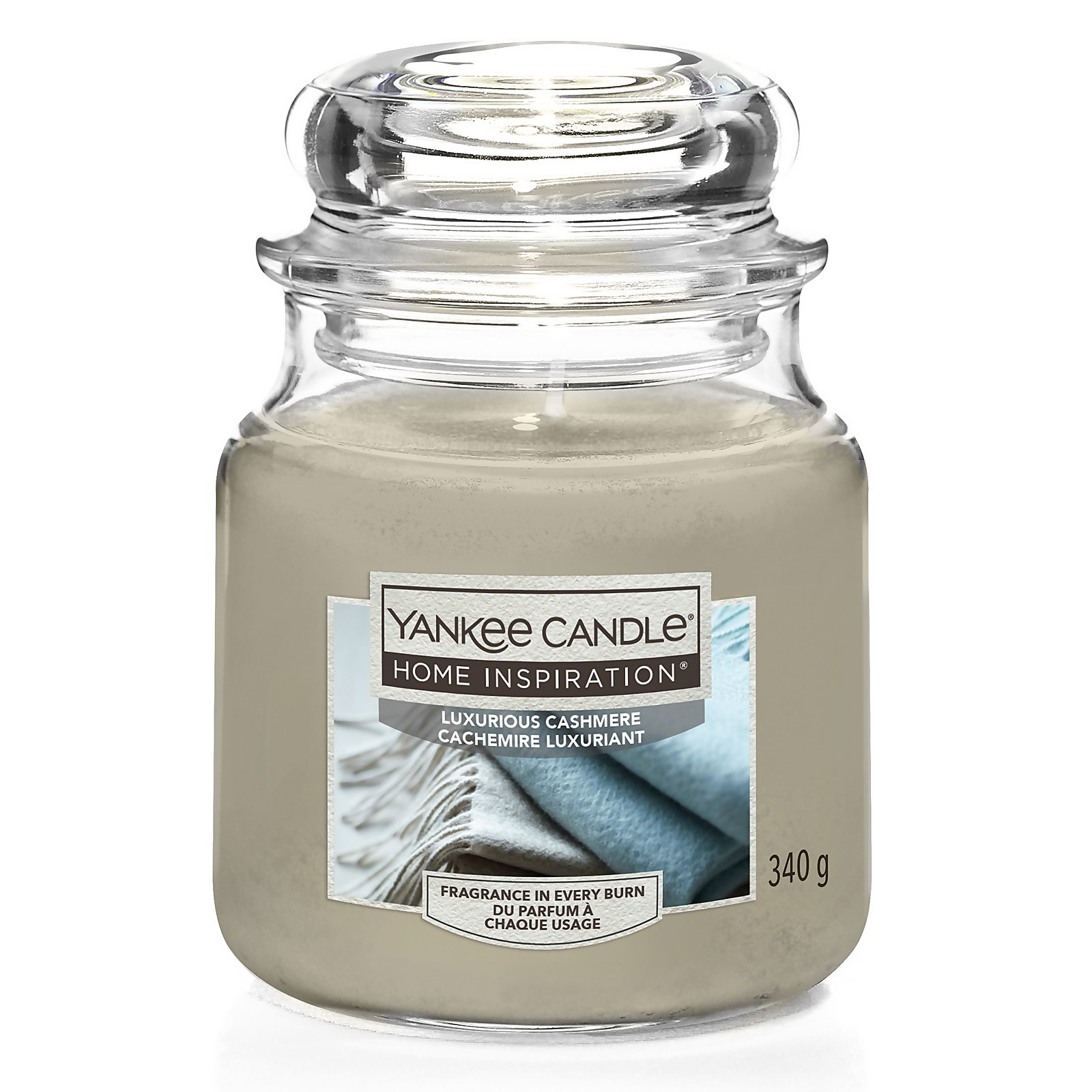 Photo of Yankee Candle Home Inspiration Scented Candle - Medium Jar - Luxurious Cashmere