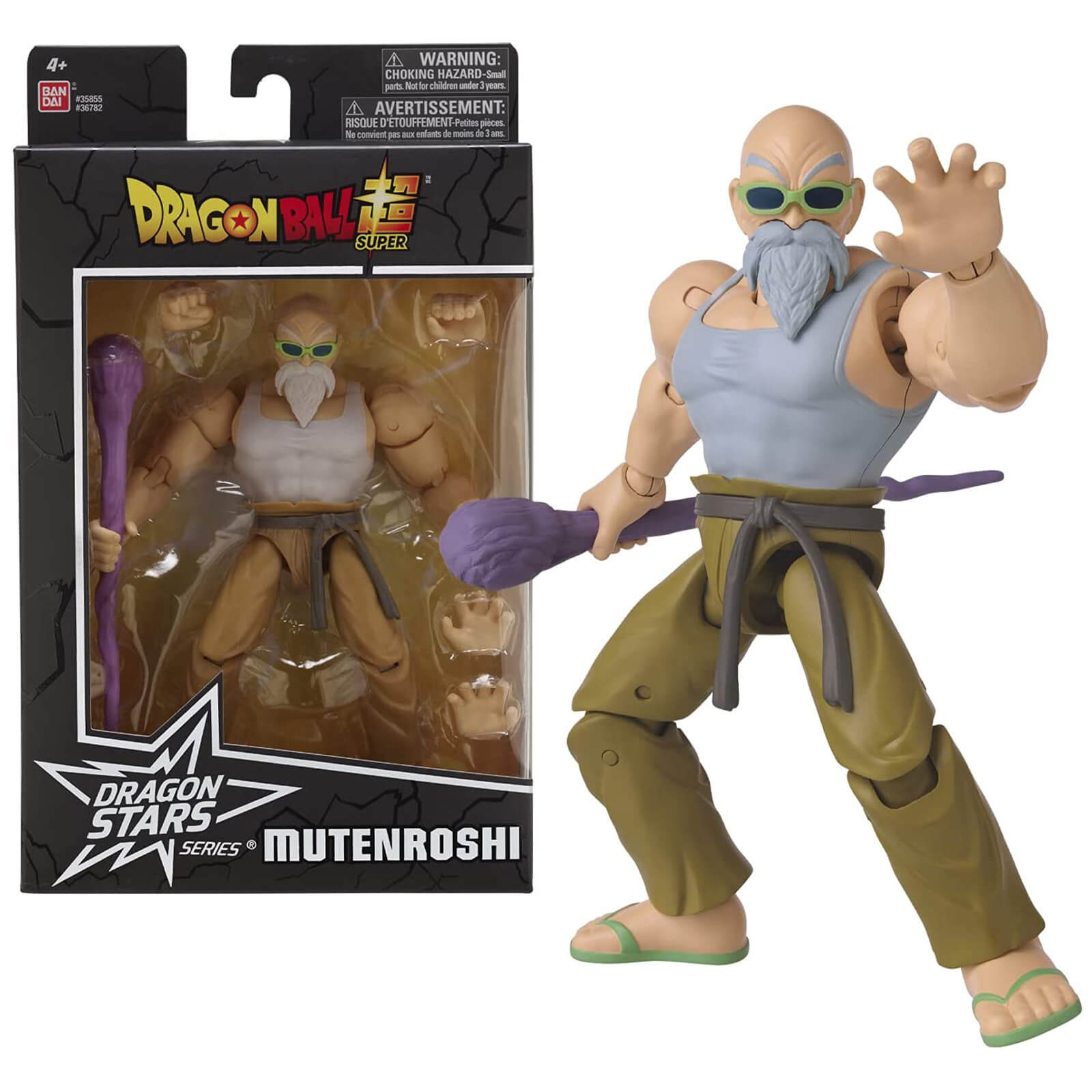 Bandai Dragon Stars Dragon Ball Super Master Roshi Action Figure