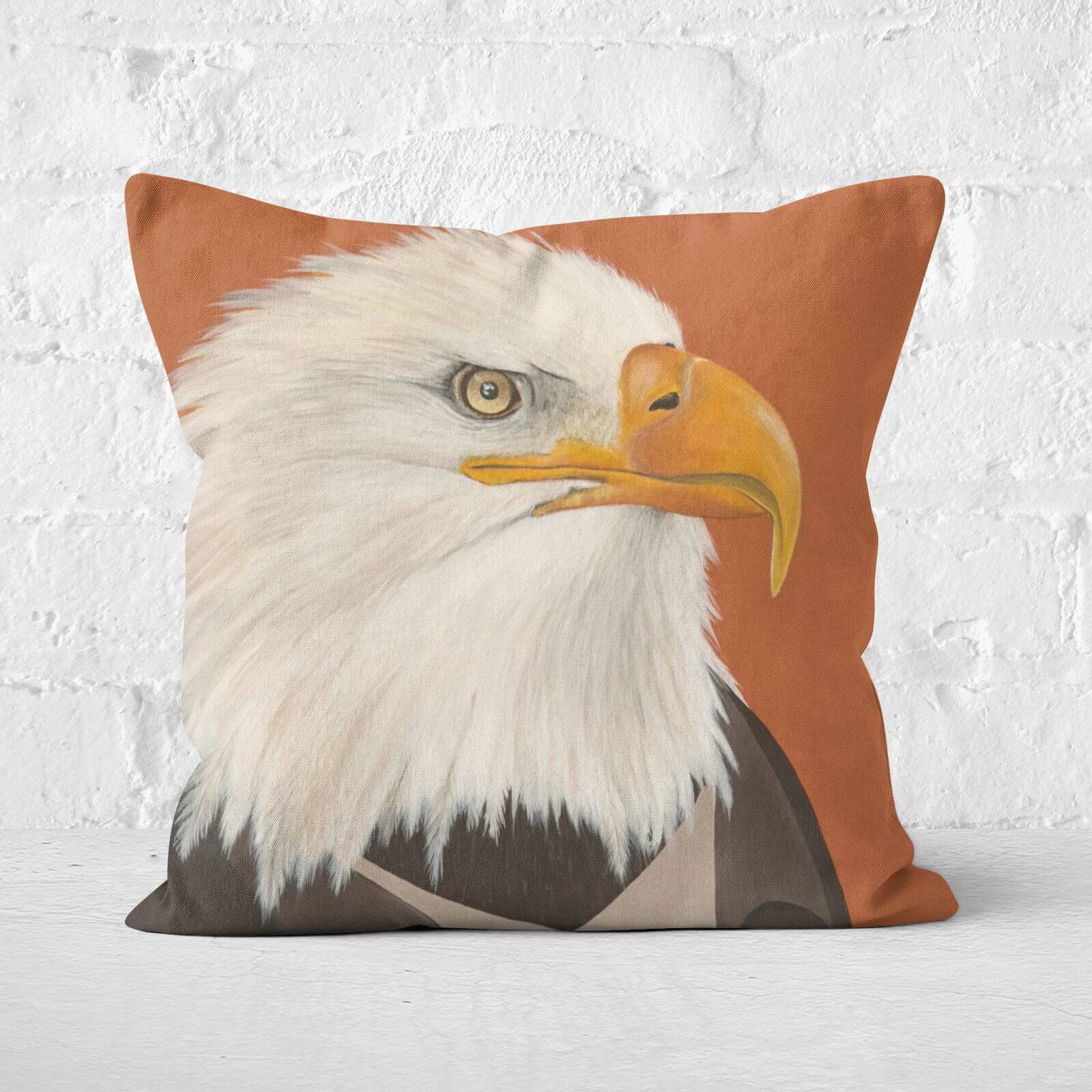Fashionable Eagle Square Cushion - 40x40cm - Soft Touch