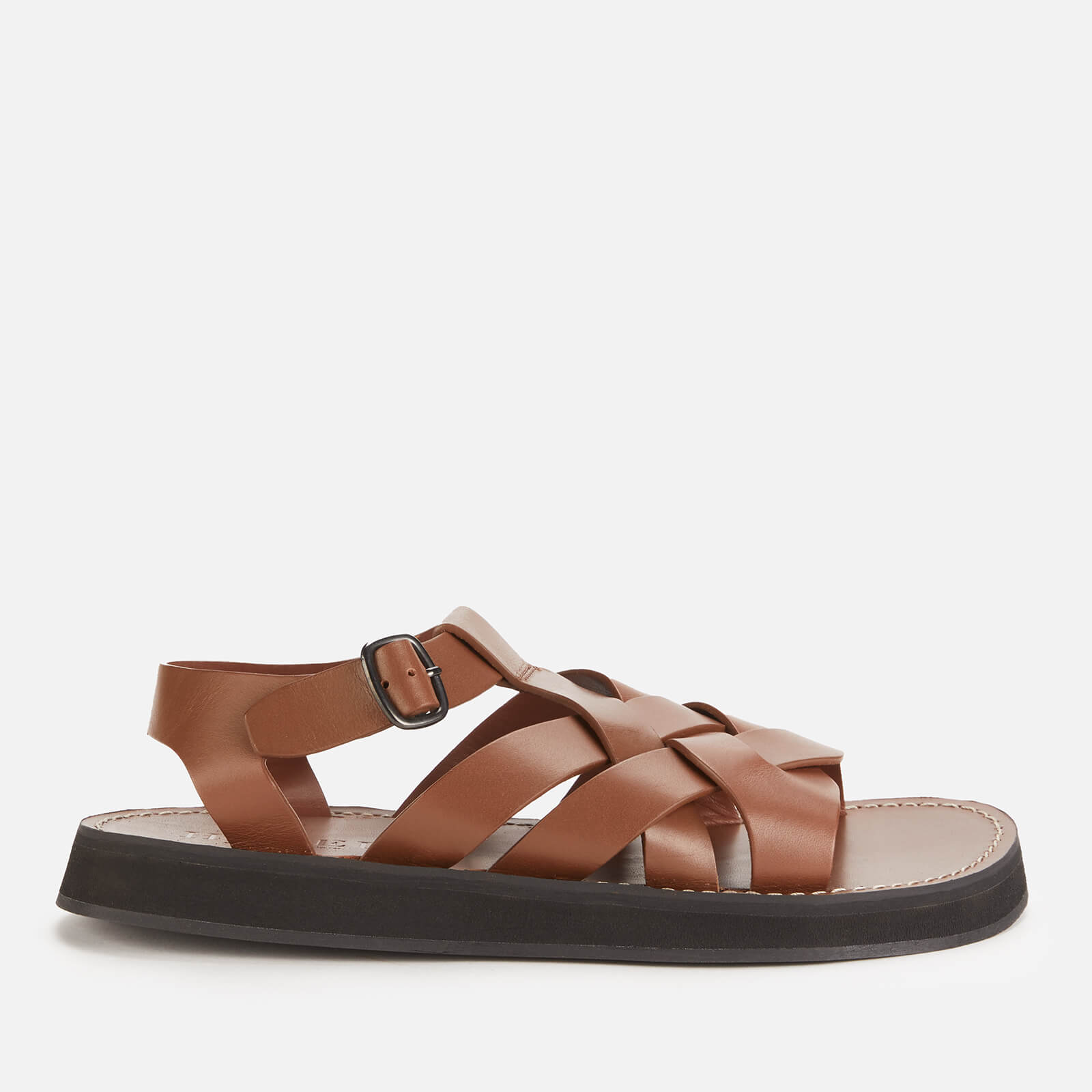 Hereu Women's Beltra Leather Fisherman Sandals - Cappuccino - UK 3