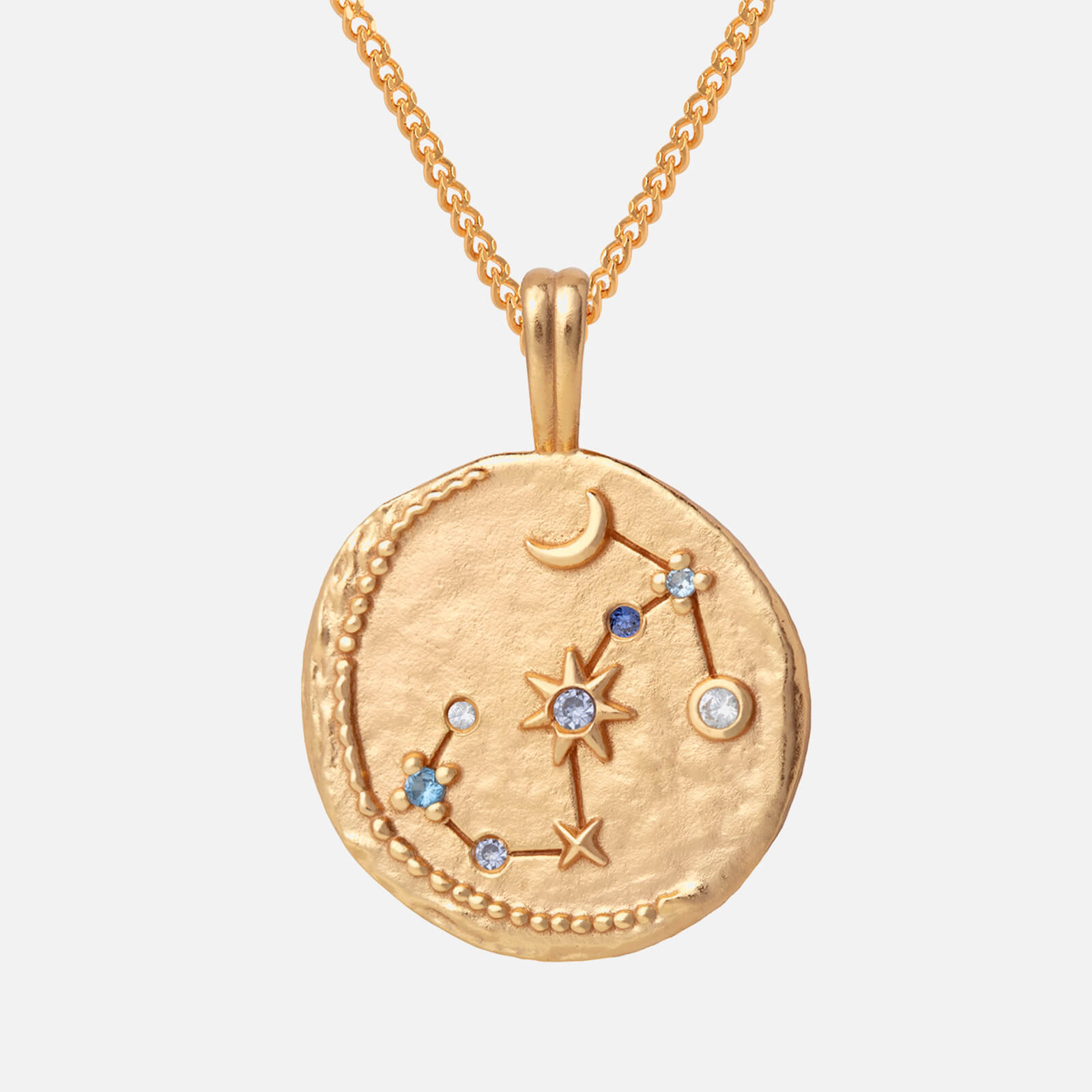 Astrid & Miyu Women's Zodiac Scorpio Pendant Necklace - Gold