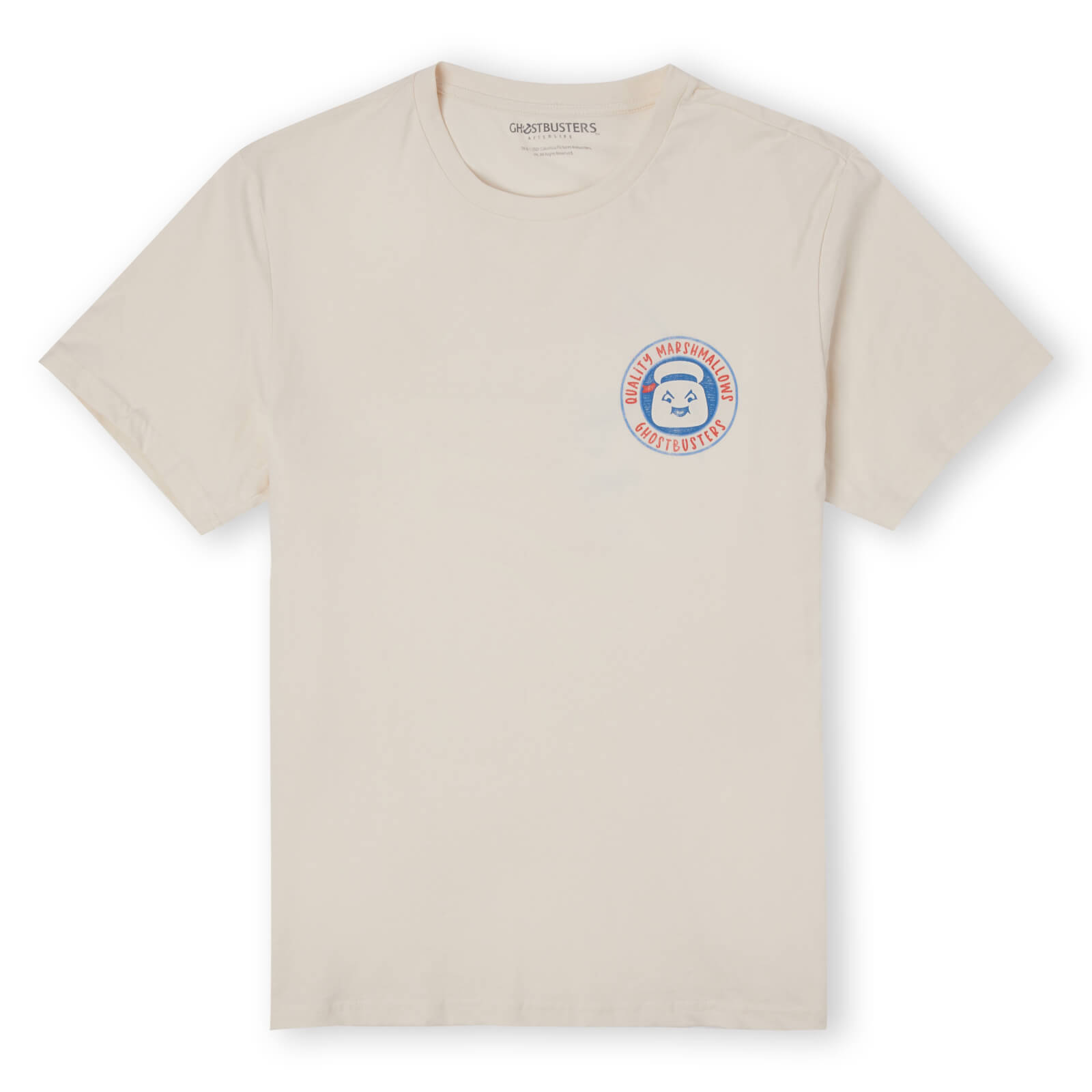 Ghostbusters Evil Marshmallow Unisex T-Shirt - Cream - XXL - Crema