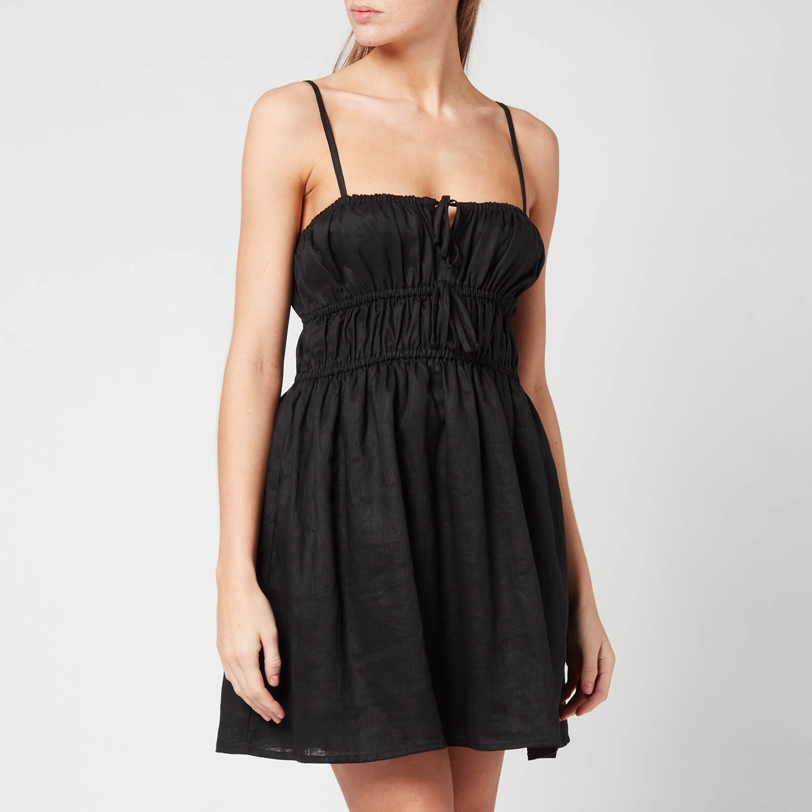 Faithfull The Brand Women's Shivka Mini Dress - Plain Black - XS