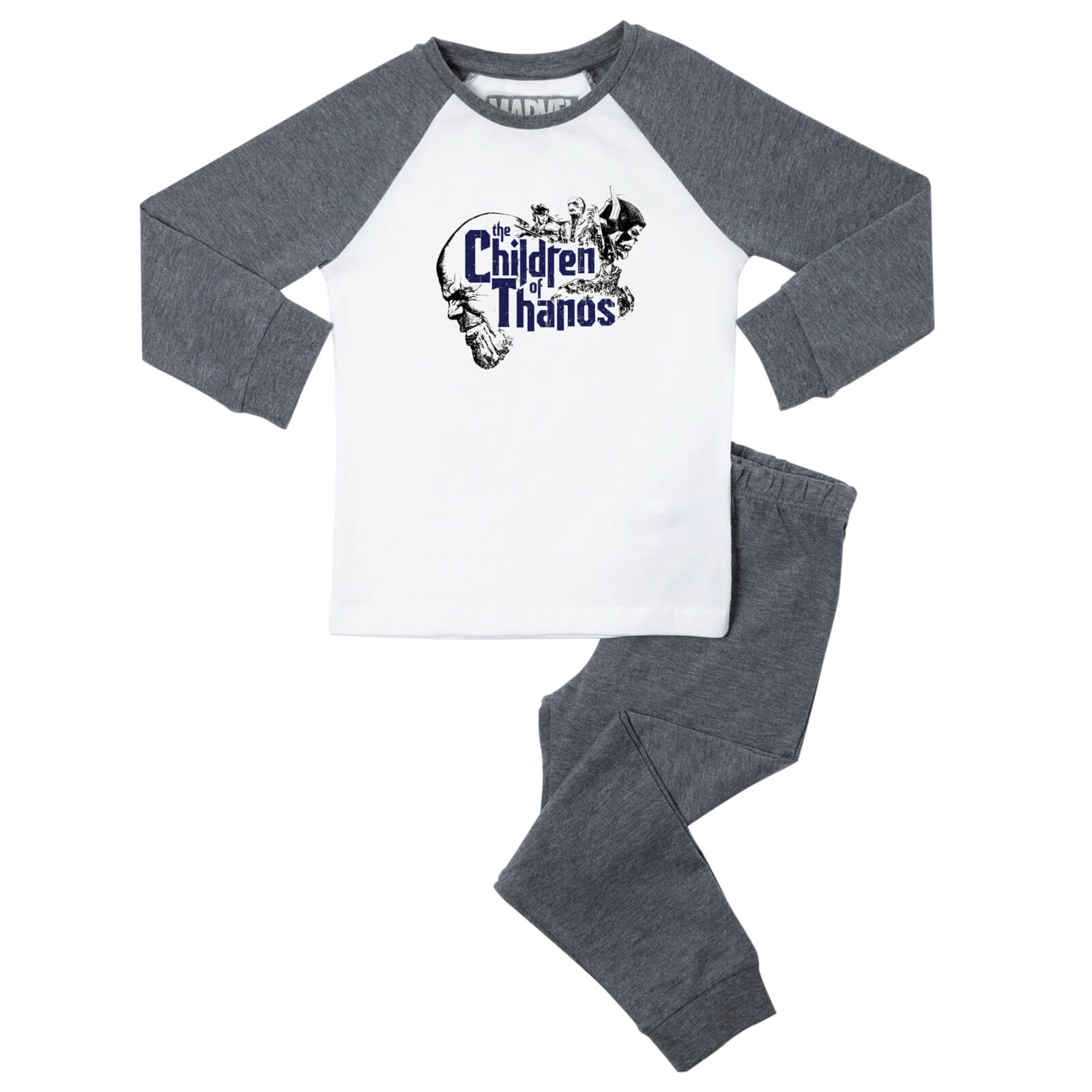 Marvel Children Of Thanos Kids' Pyjamas - Grey White - 5-6 Years - Grey White