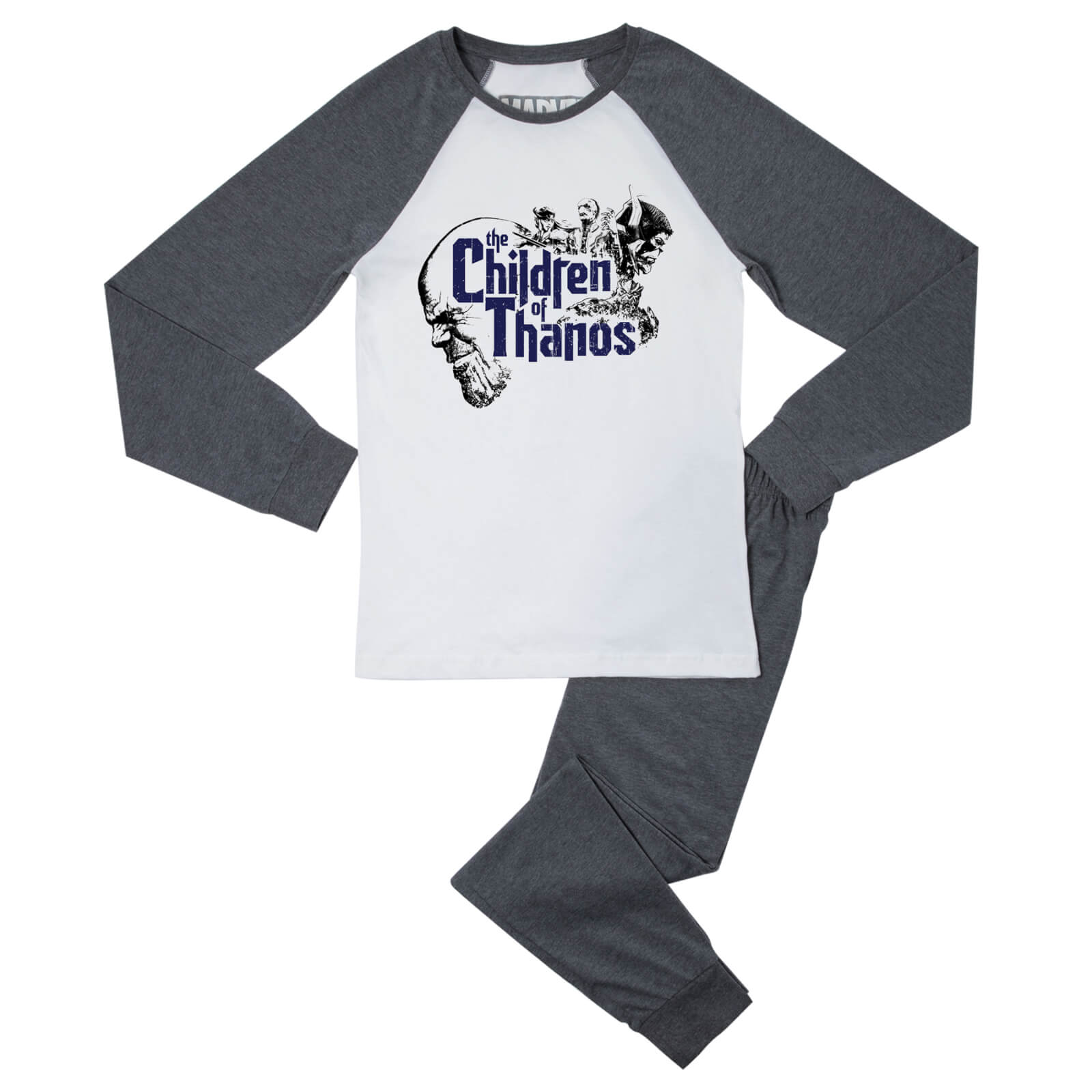 Marvel Children Of Thanos Men's Pyjama Set - Grey White - S - Grey White