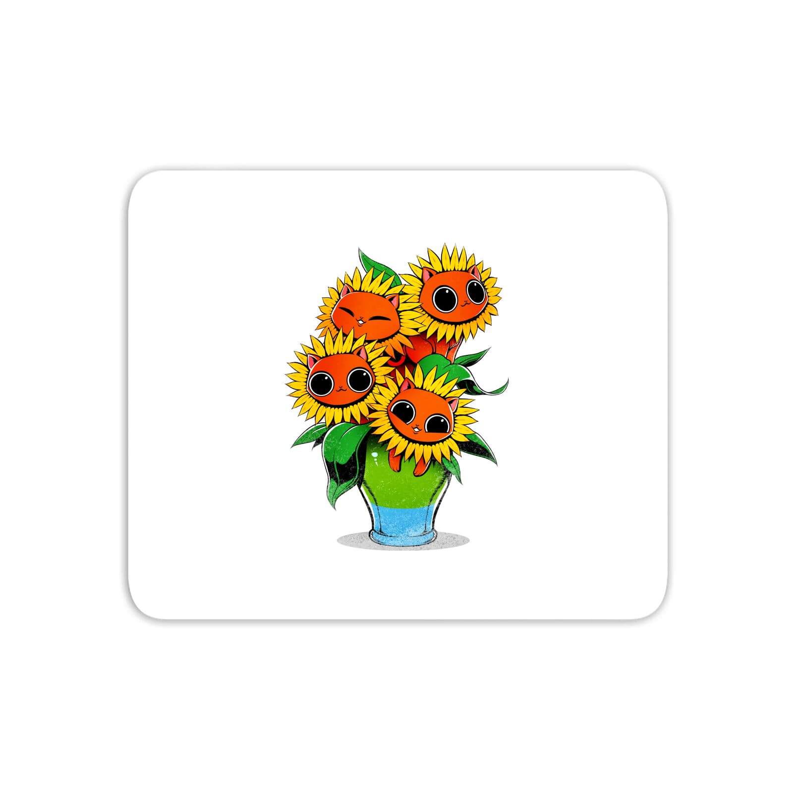 Sunflower Cat Mouse Mat