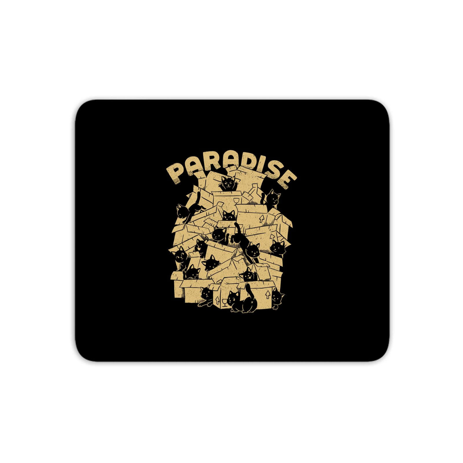 Cat Box Paradise Mouse Mat