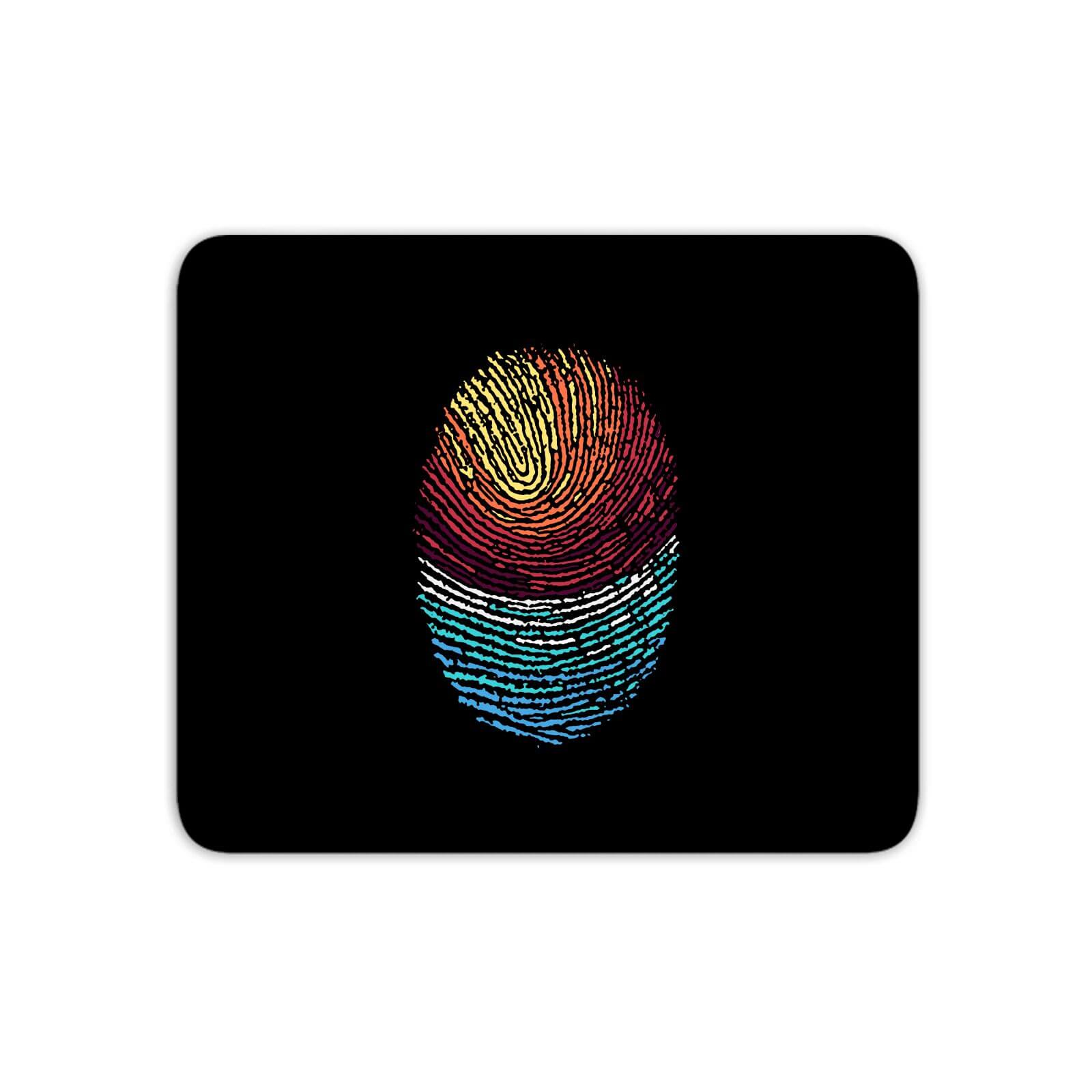 Fingerprint Sunset Mouse Mat