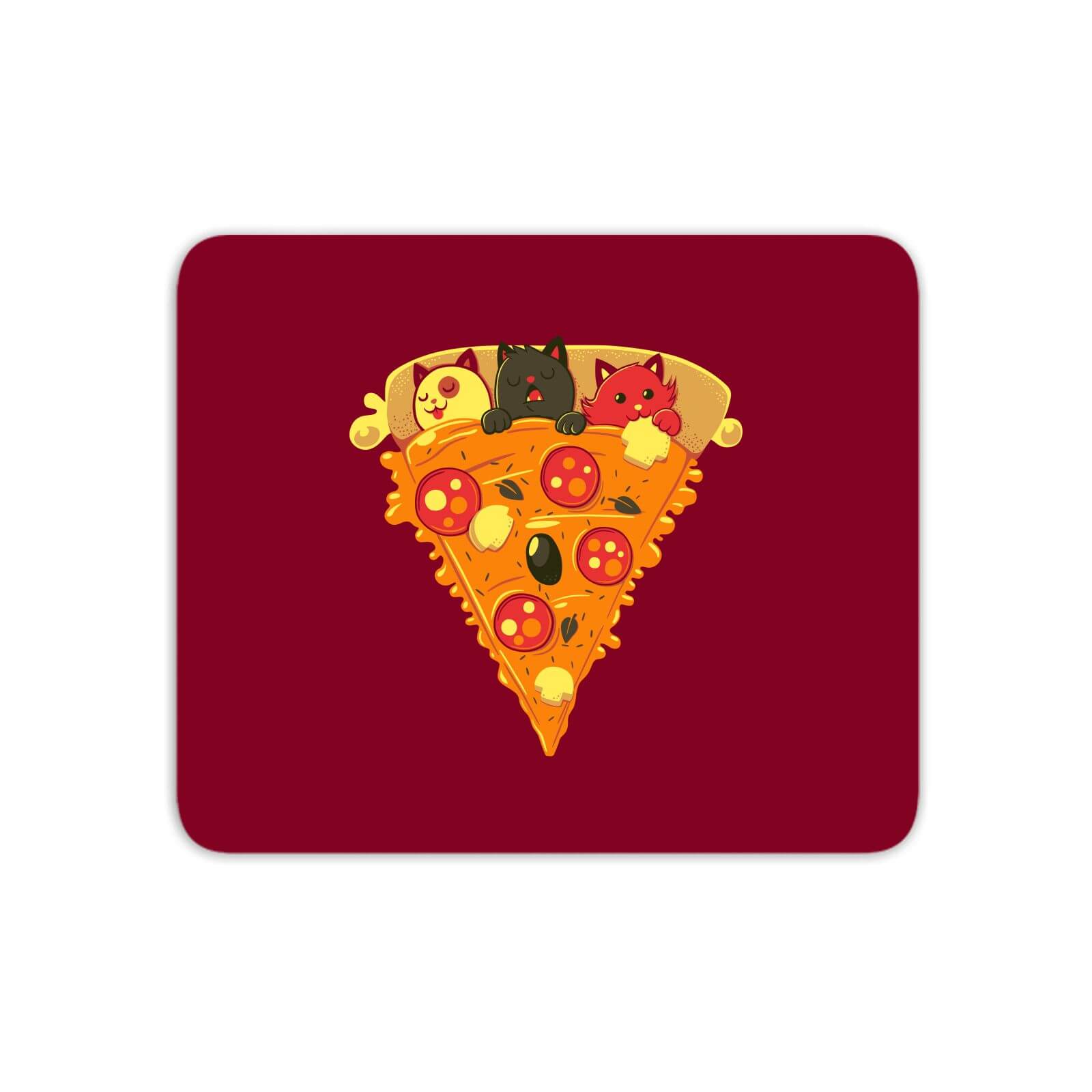 Pizza Cat Mouse Mat