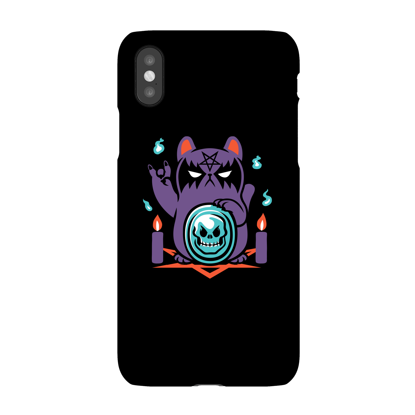 Bad Luck Satanic Cat Manekineko Phone Case for iPhone and Android - iPhone 5/5s - Snap Case - Matte