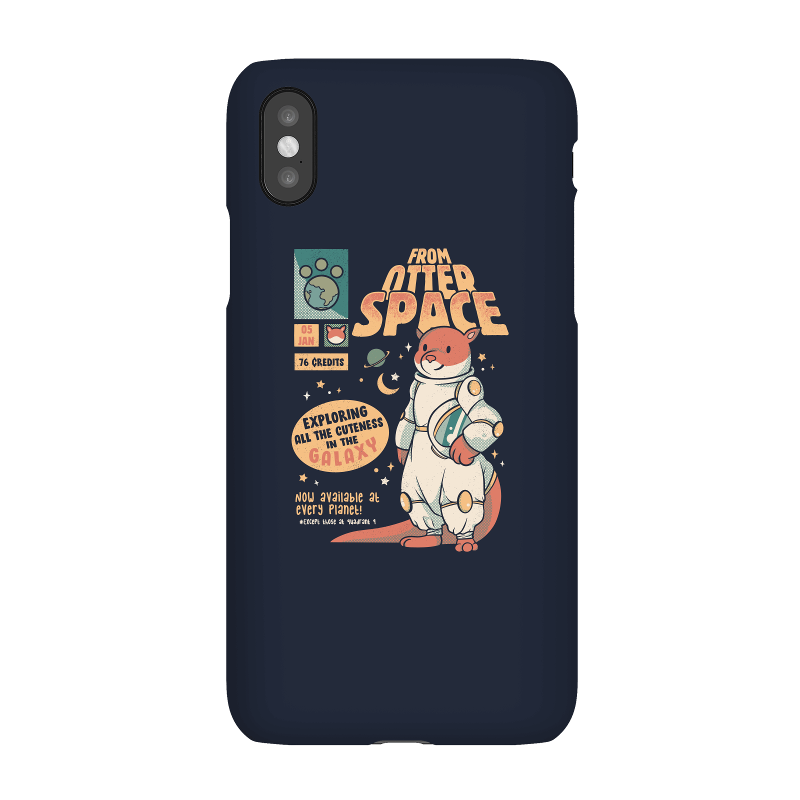 Otter Space Astronaut Other Gravity Galaxy Comics Phone Case for iPhone and Android - iPhone 5/5s - Snap Case - Matte