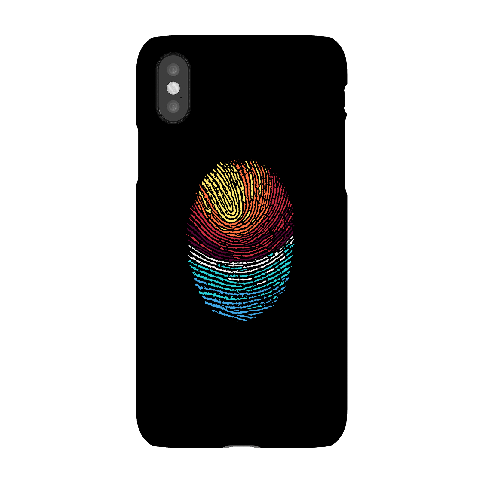 Fingerprint Sunset Phone Case for iPhone and Android - iPhone 5/5s - Snap Case - Matte