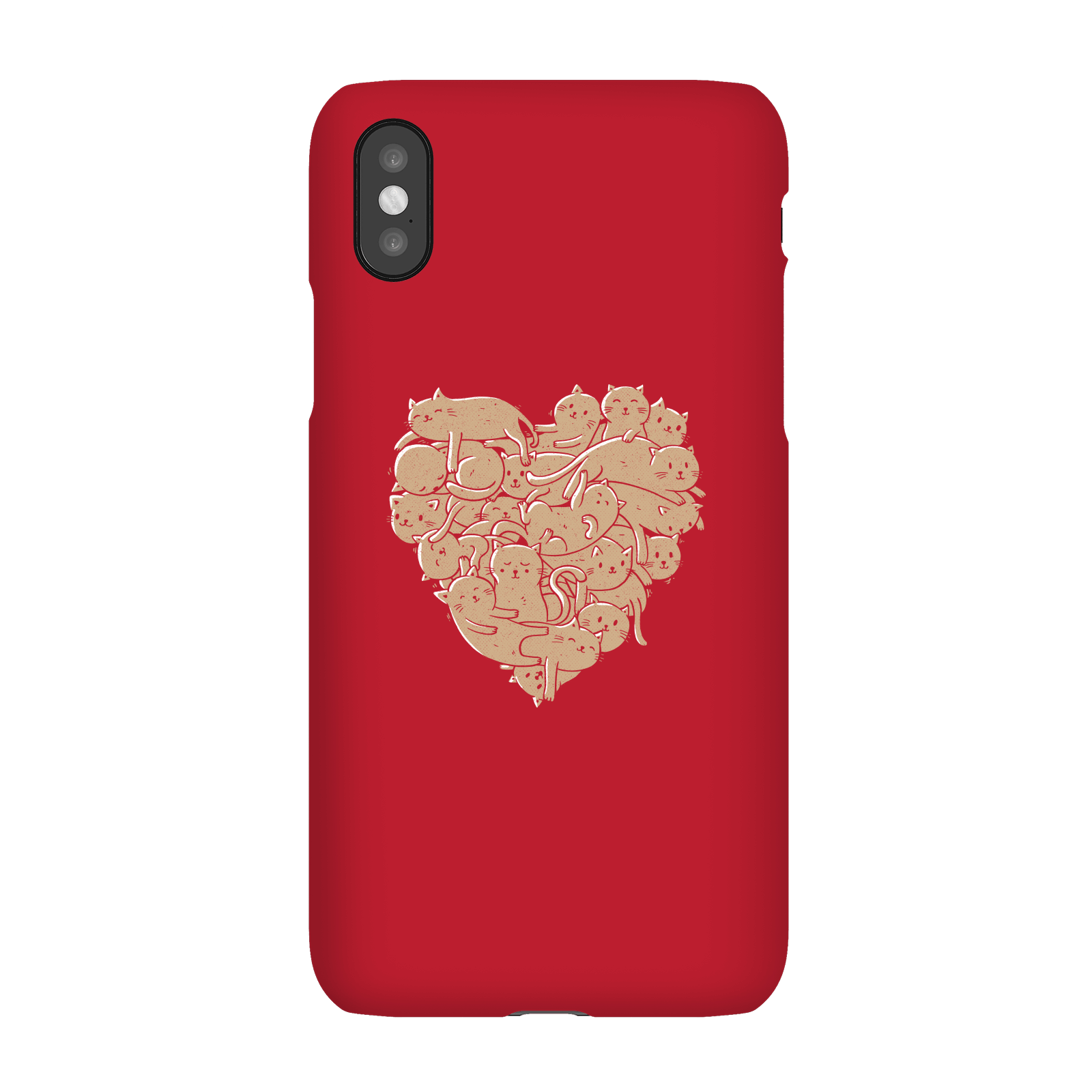 I Love Cats Heart Phone Case for iPhone and Android - iPhone 5/5s - Snap Case - Matte