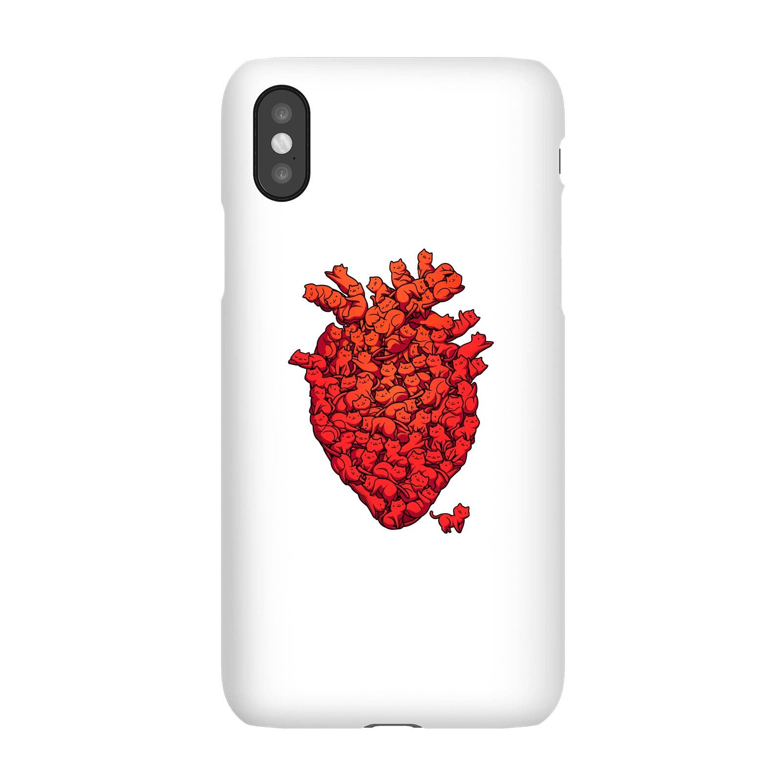 I Love Cat Heart Phone Case for iPhone and Android - iPhone 5/5s - Snap Case - Matte