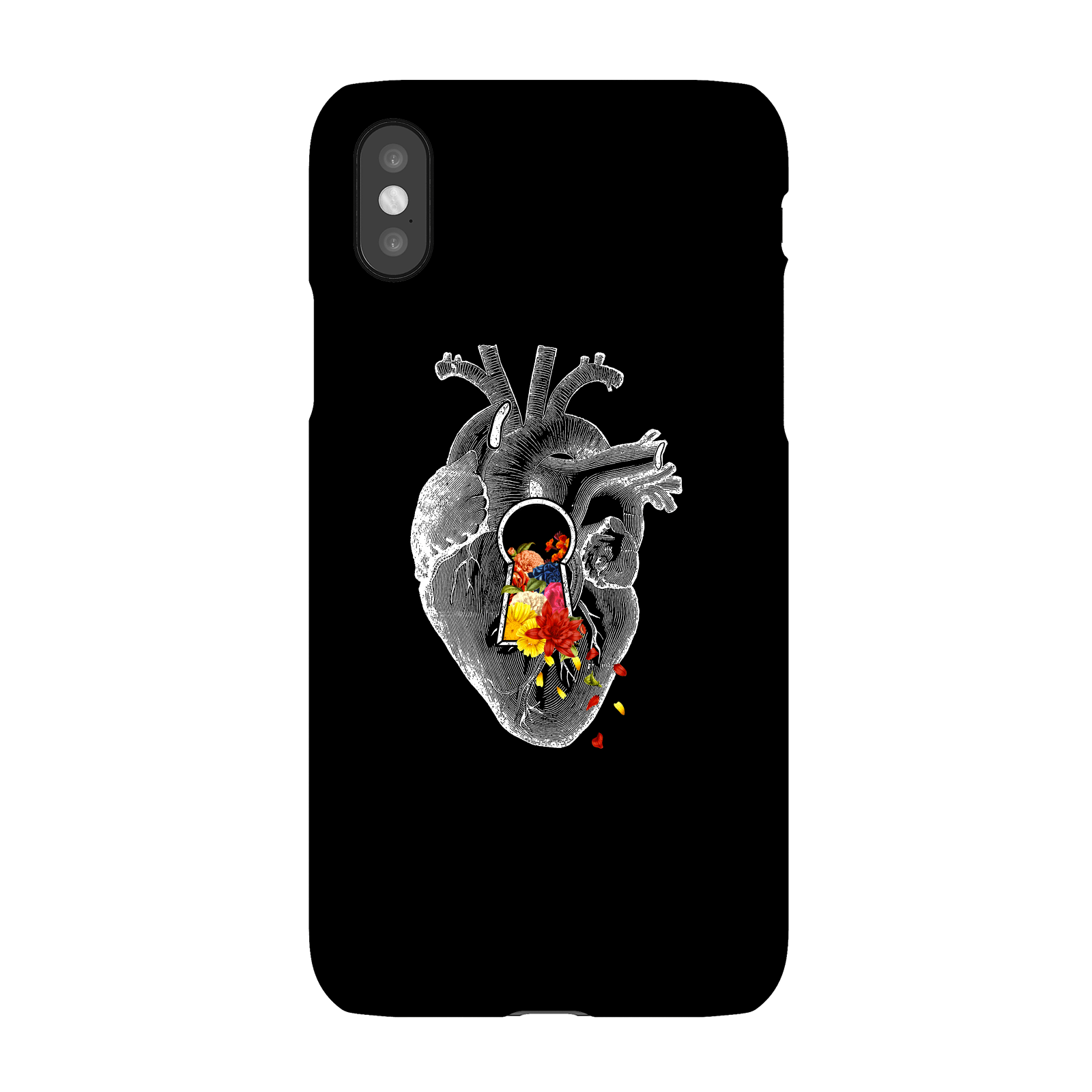 Keyhole Flower Heart Vintage Collage Phone Case for iPhone and Android - iPhone 5/5s - Snap Case - Matte
