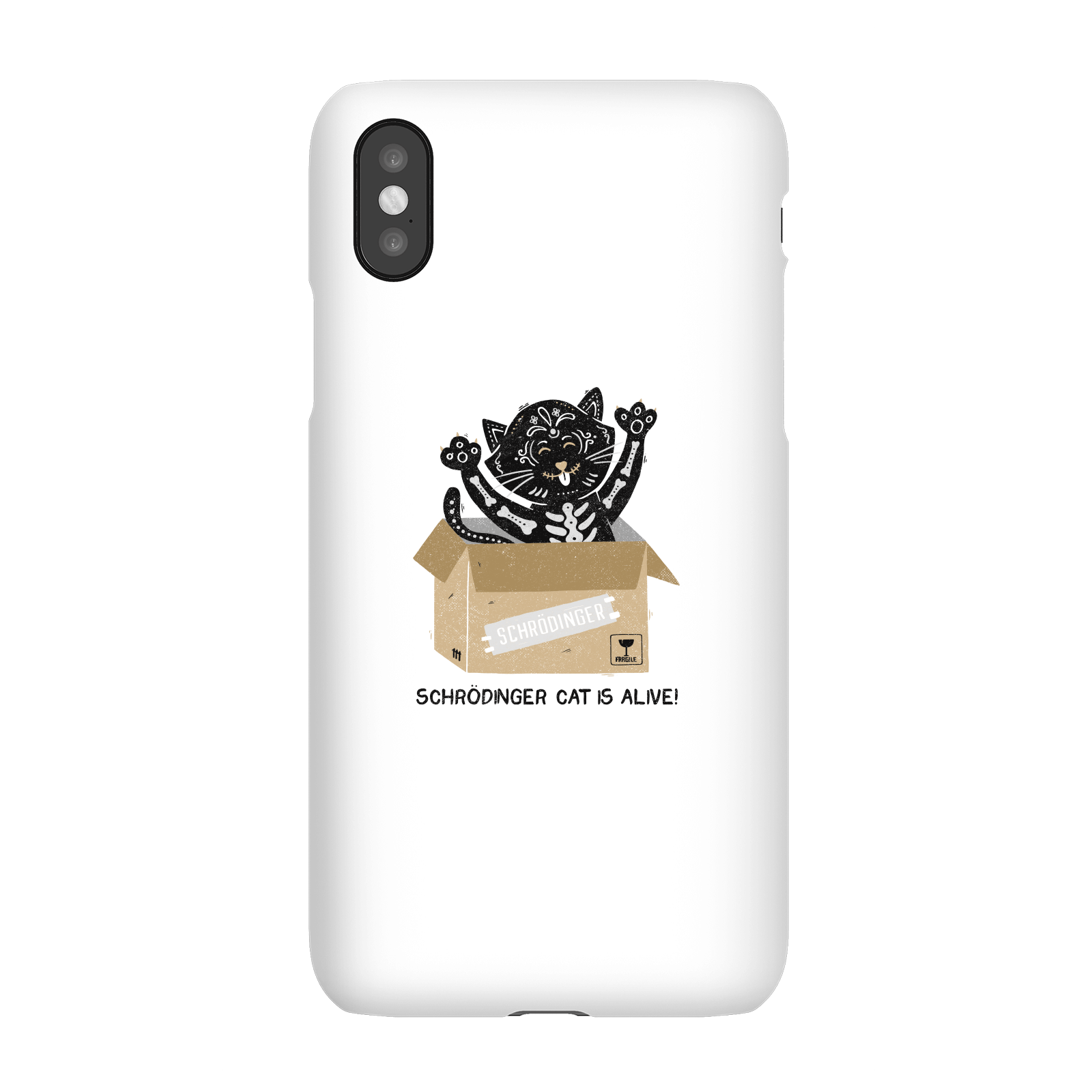 Am I Alive Schro?dinger Cat Phone Case for iPhone and Android - Samsung S6 - Snap Case - Matte