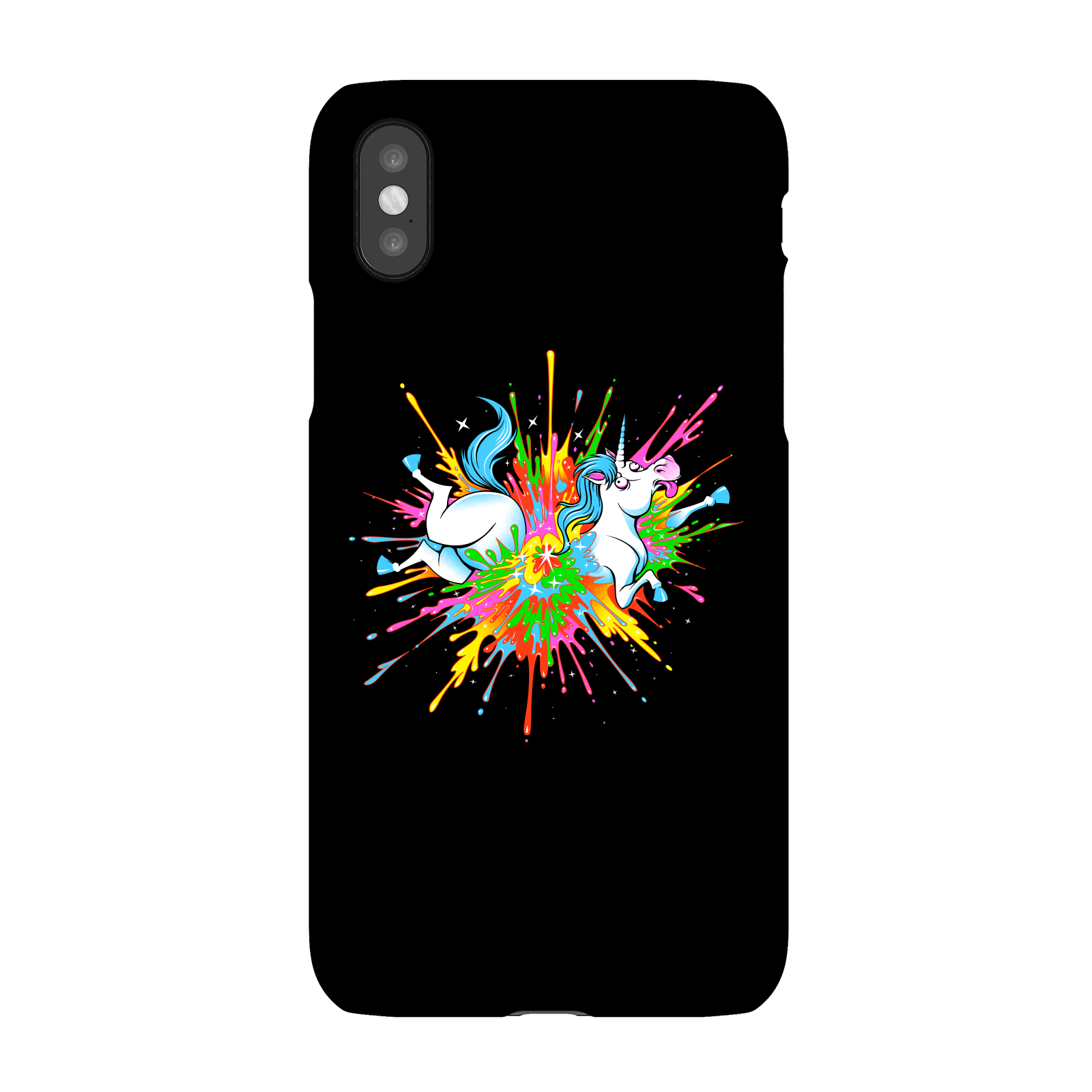 Unicorn Blast Phone Case for iPhone and Android - iPhone 8 Plus - Snap Case - Matte