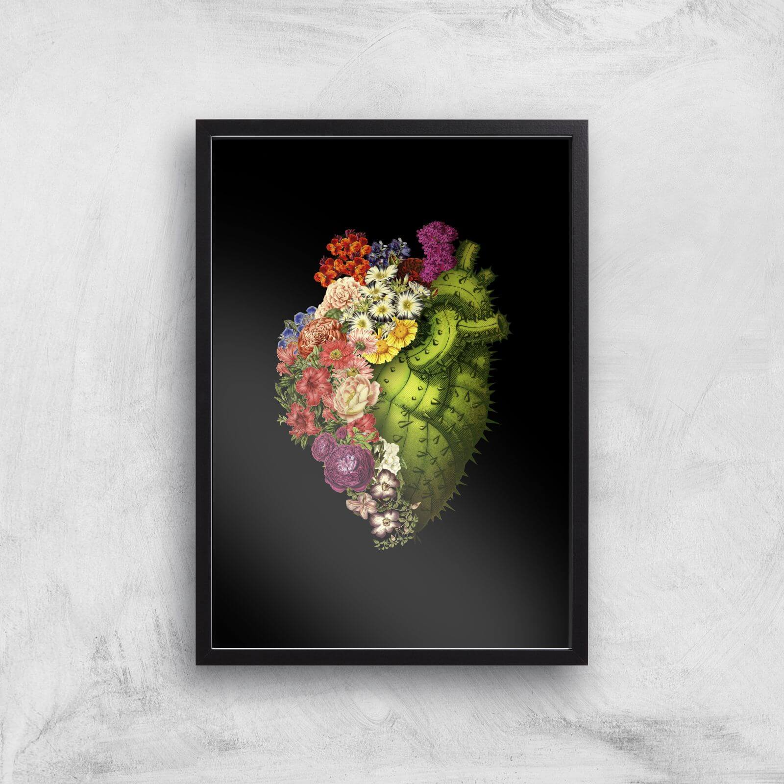 Healing Heart Giclee Art Print - A3 - Black Frame