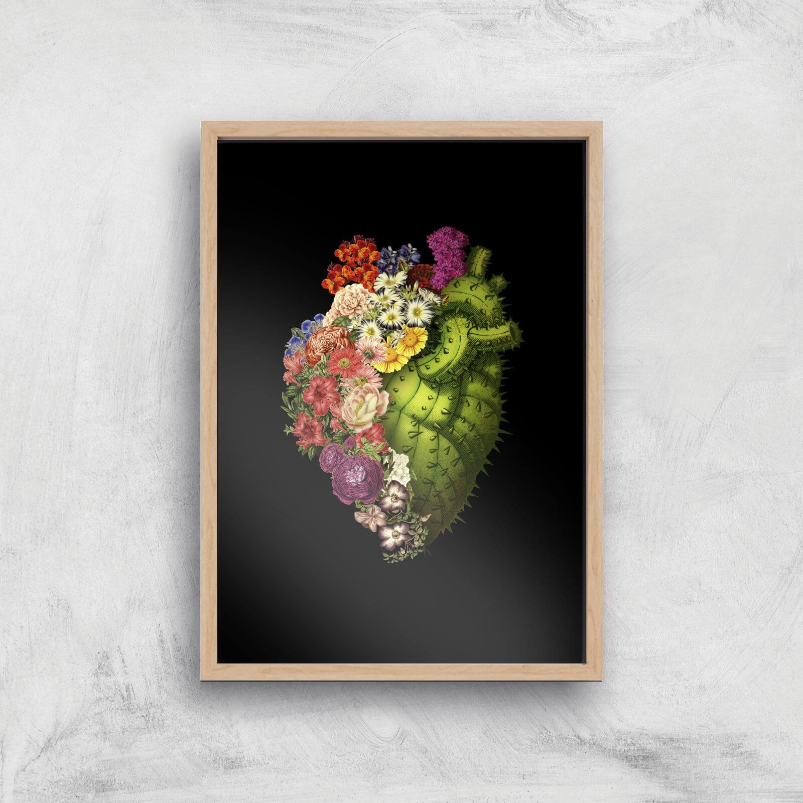 Healing Heart Giclee Art Print - A2 - Wooden Frame