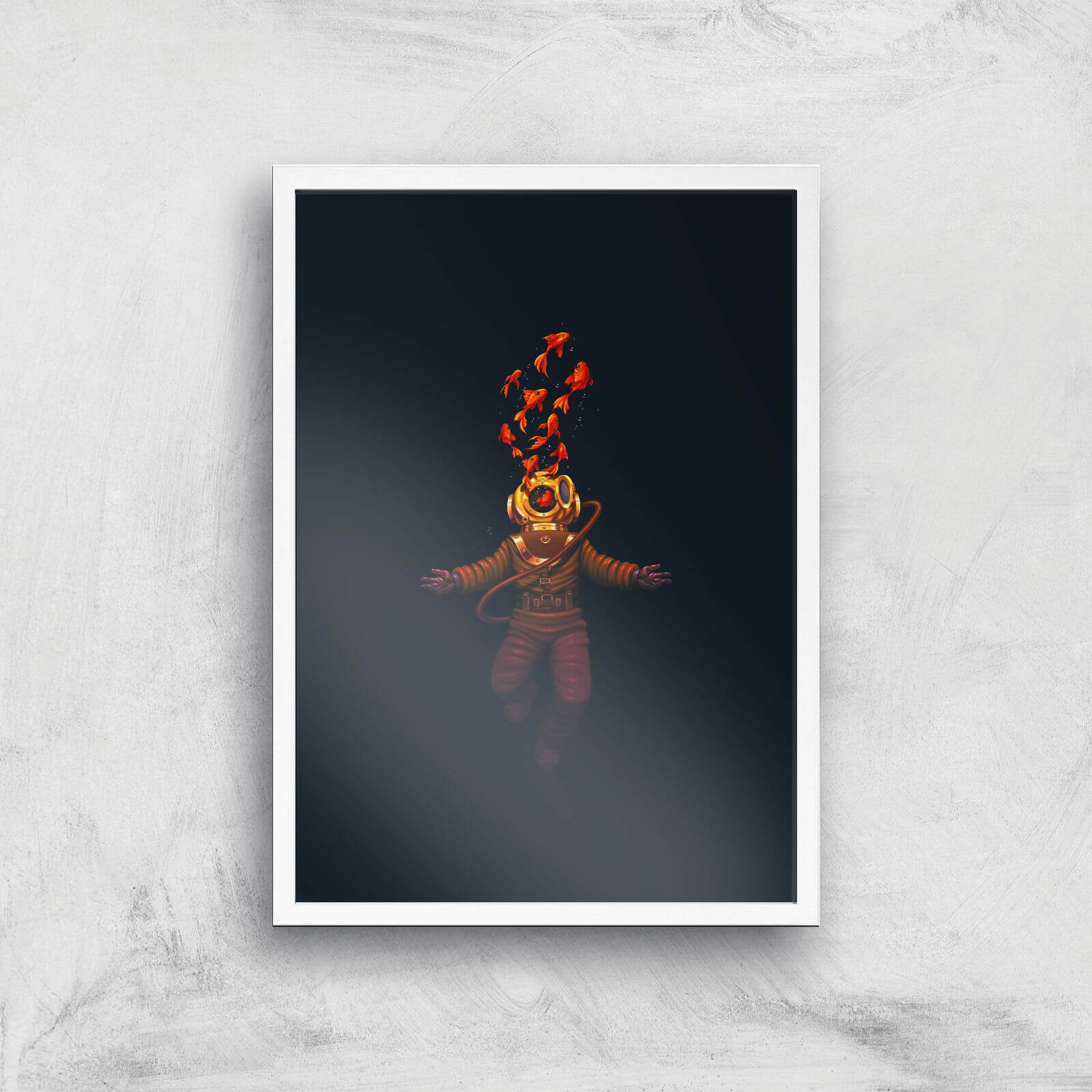 Sea In Me Giclee Art Print - A2 - White Frame