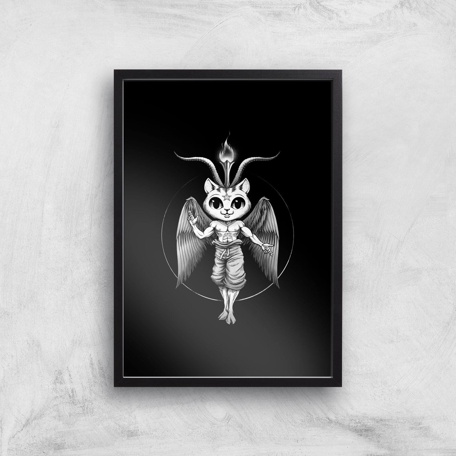 Cathomet Giclee Art Print - A2 - Black Frame