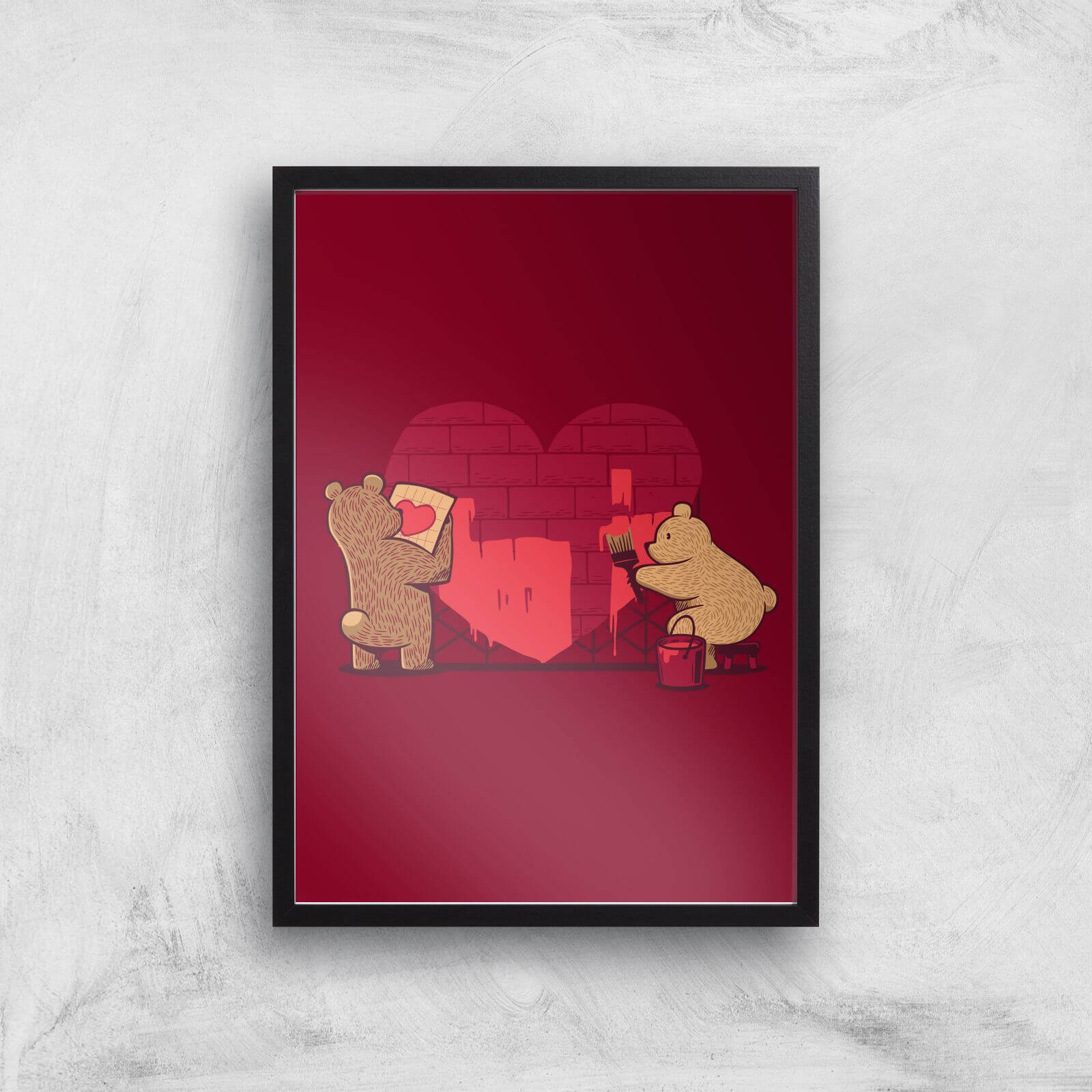 Building Our Love Giclee Art Print - A2 - Black Frame