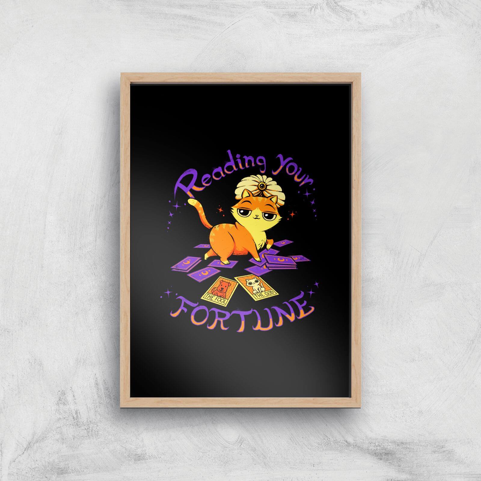 Reading Your Fortune Giclee Art Print - A3 - Wooden Frame
