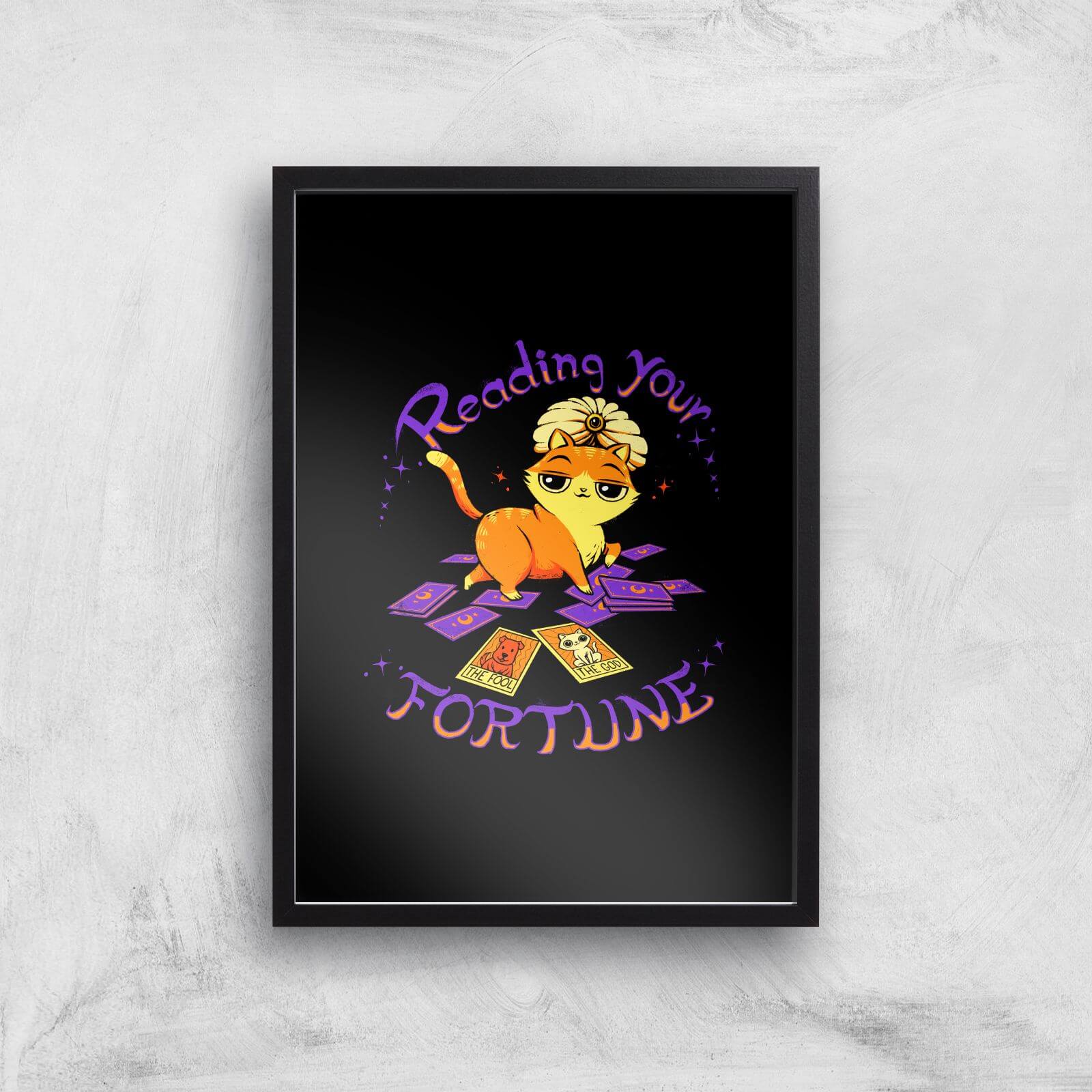 Reading Your Fortune Giclee Art Print - A2 - Black Frame