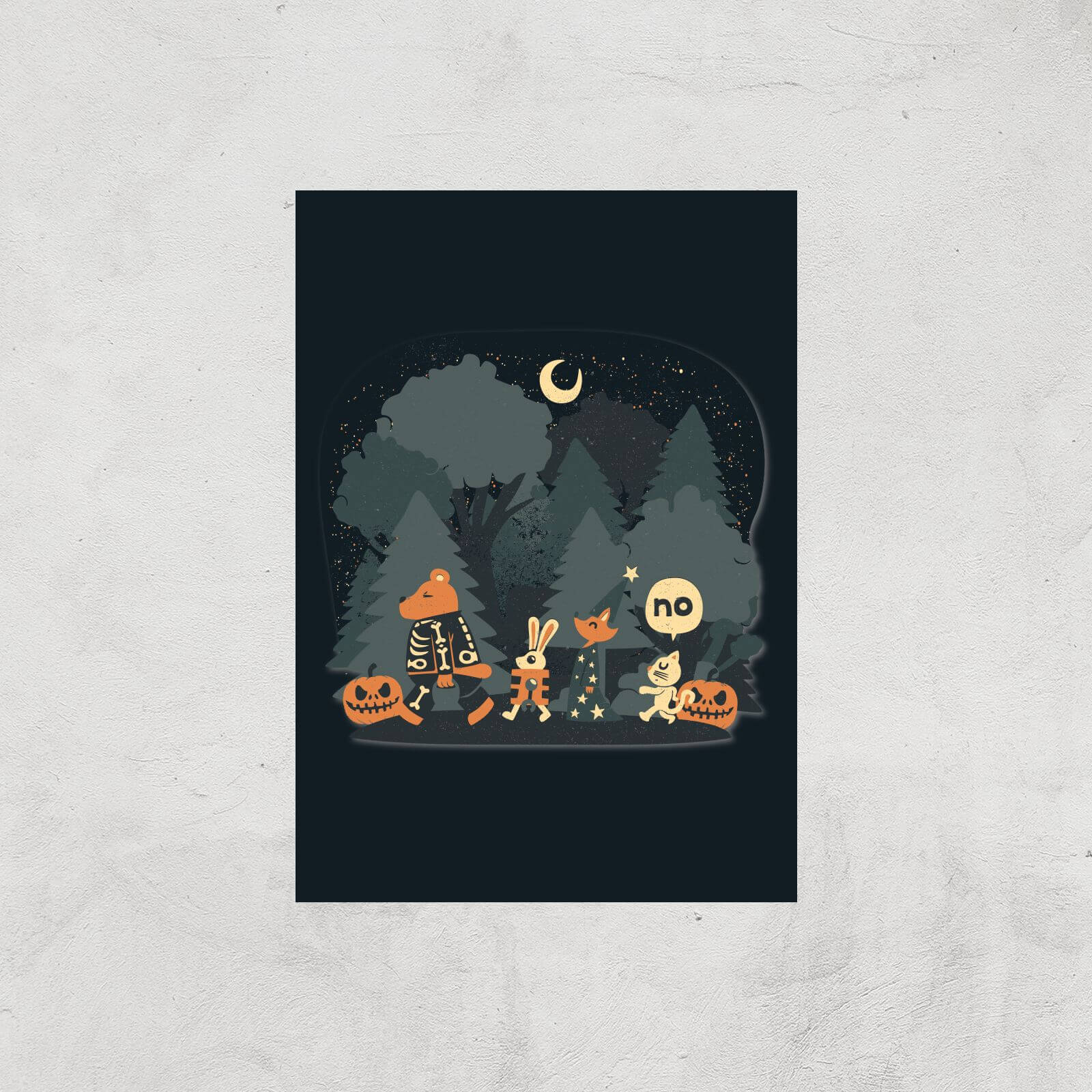 Halloween Forest Giclee Art Print - A2 - Print Only