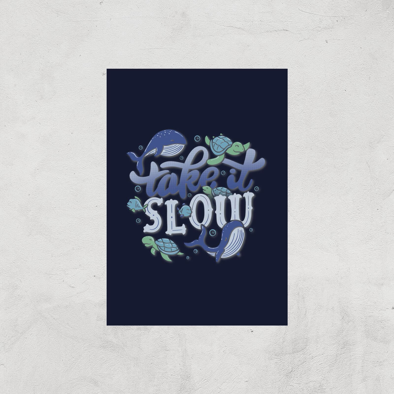 Take It Slow Giclee Art Print - A4 - Print Only