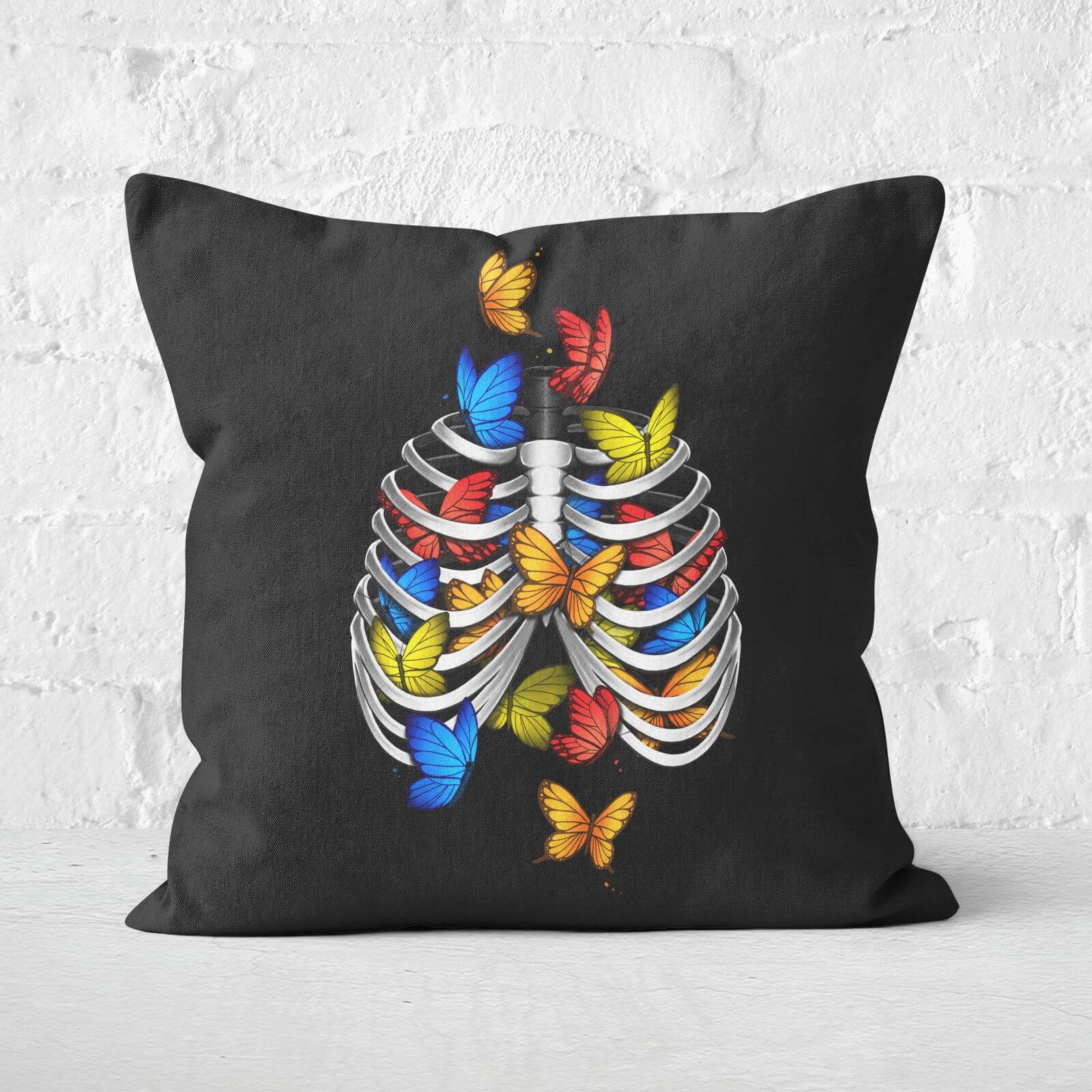 Butterflies In My Stomach Square Cushion - 40x40cm - Soft Touch