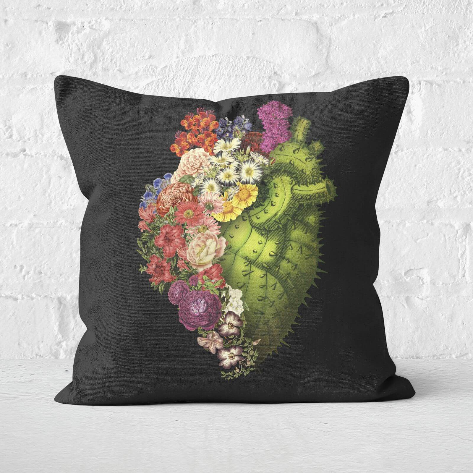 Healing Heart Square Cushion - 40x40cm - Soft Touch