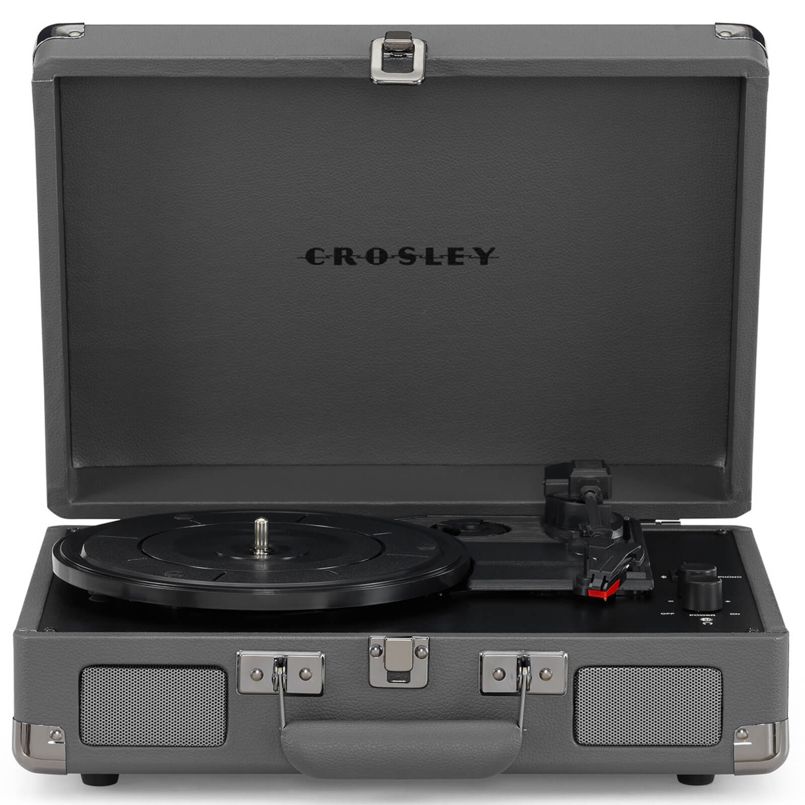 Cruiser Plus Deluxe Portable Turntable - With Bluetooth Output - Slate