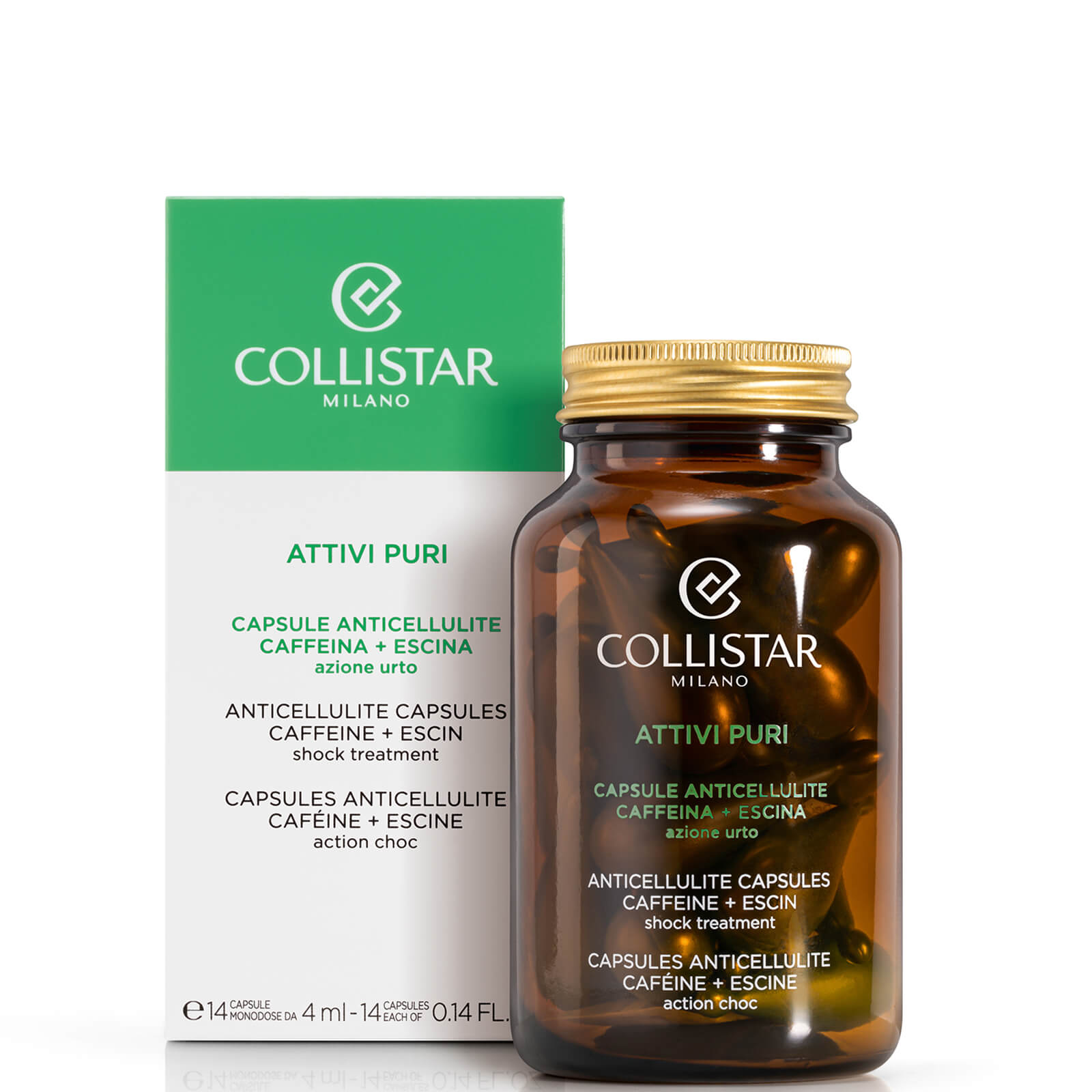 Image of Collistar Pure Actives Anticellulite Capsule 56ml