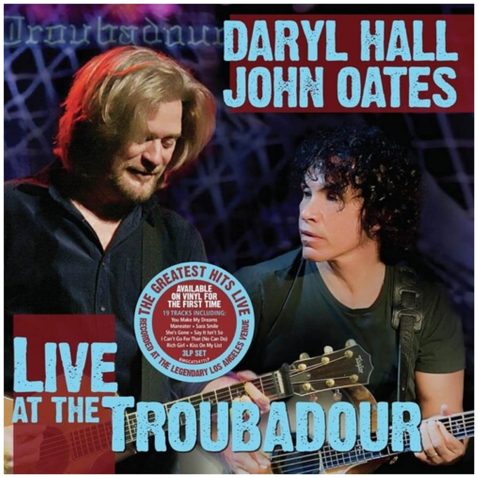 Daryl Hall & John Oates - Live At The Troubador 3xLP