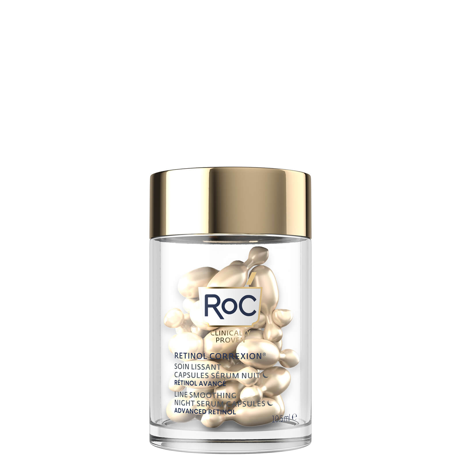 RoC Retinol Correxion Line Smoothing Night Serum Capsules (Various Options) - 30 Capsules